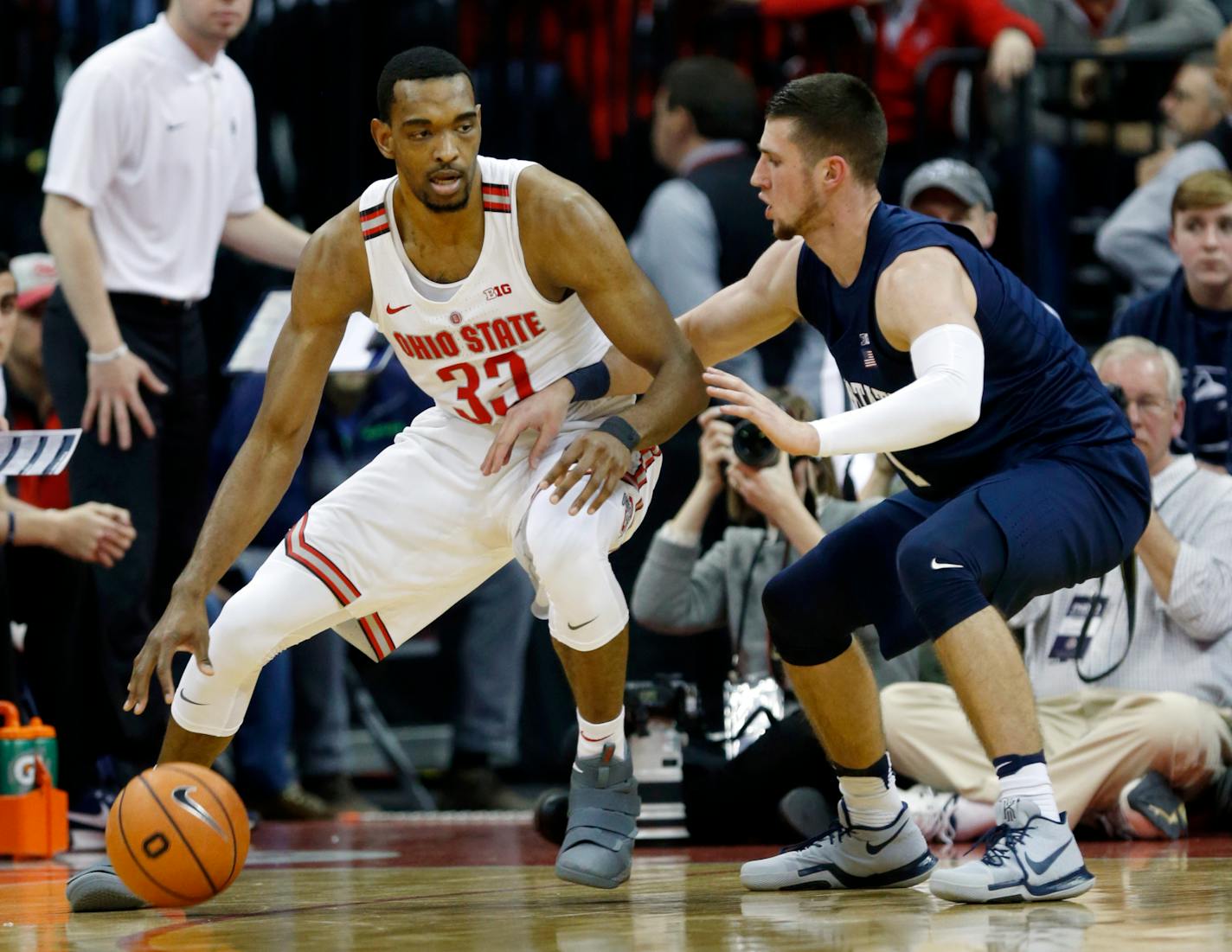 Ohio State forward Keita Bates-Diop was selected in the second round on Thursday night.