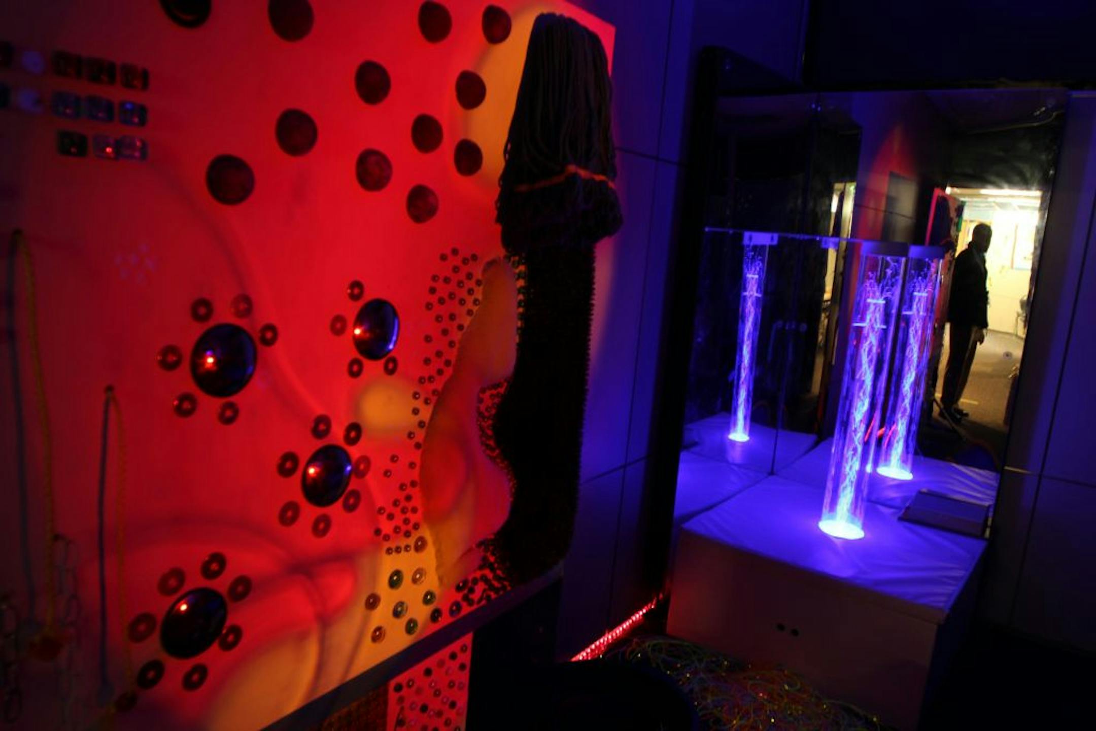 North Education Center in New Hope features state-of-the-art building features and techniques, including sensory room with soothing light and sounds. Photographed on 9/27/12.