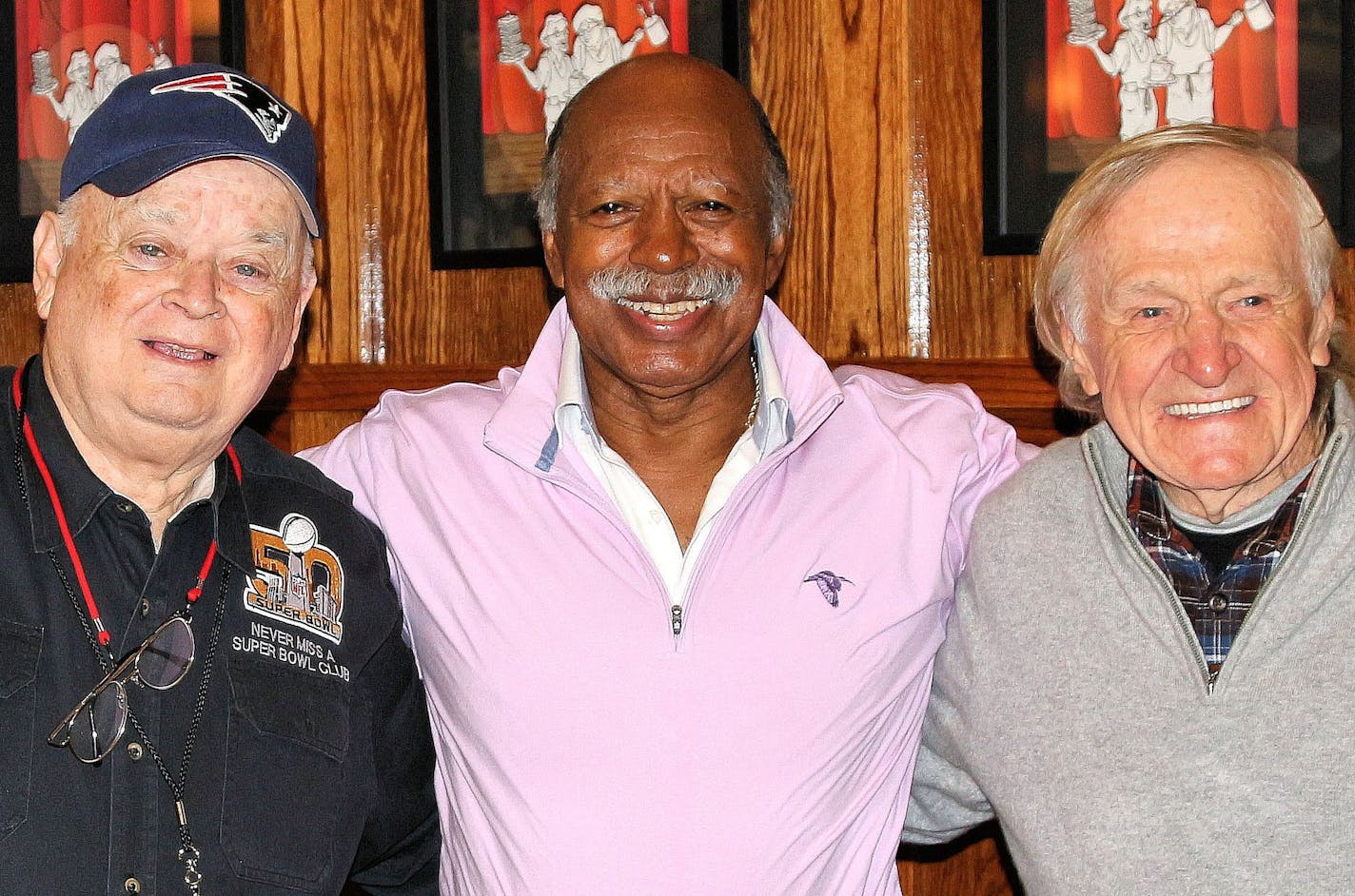 Three remaining members of the Never Miss a Super Bowl club are Don Crisman, Gregory Eaton and Tom Henschel.