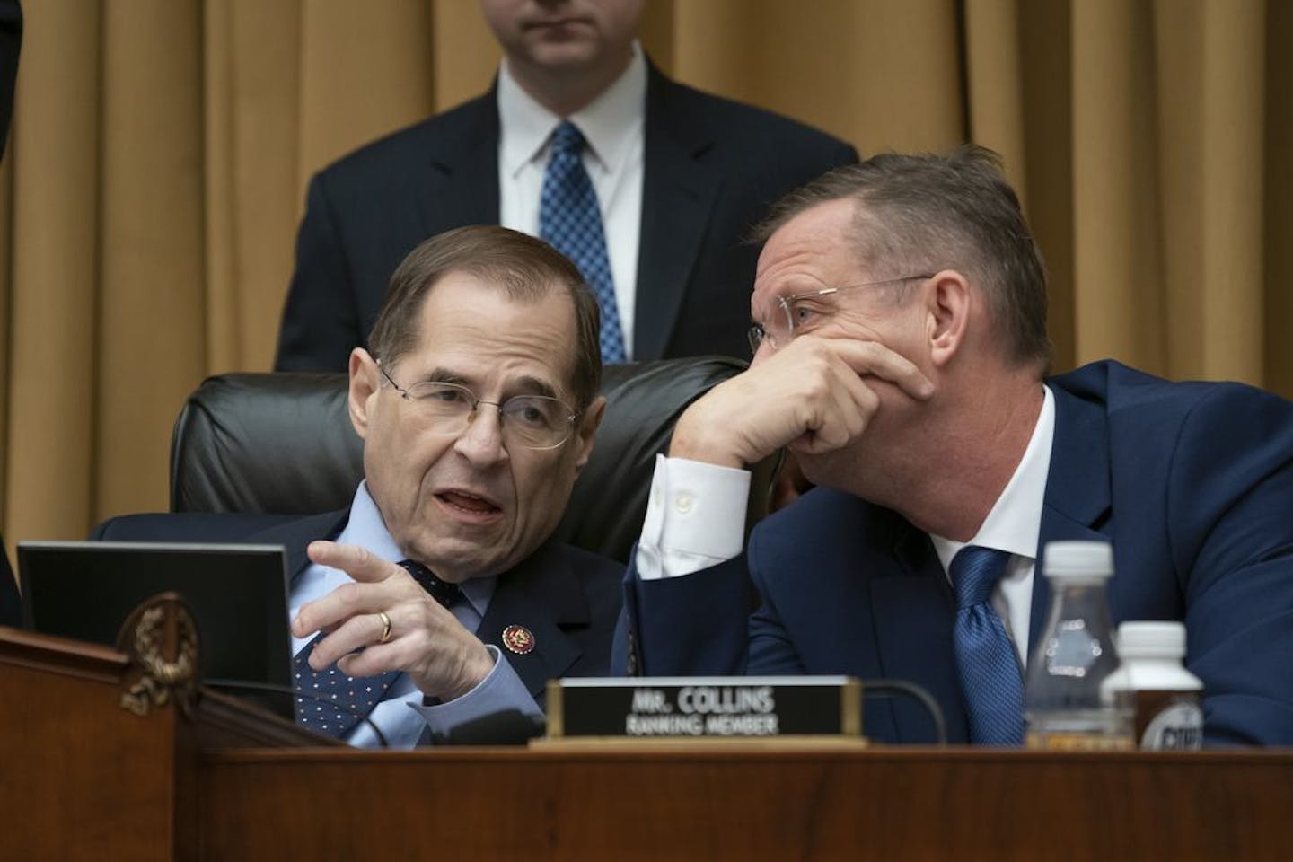 House Judiciary Committee Chairman Jerrold Nadler, D-N.Y., left, heads the panel that opened an aggressive new investigation into President Trump.