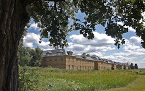 The enlisted men's barracks are among the buildings at Fort Snelling's Upper Post that will be rehabilitated and developed into affordable workforce h
