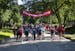 Hundreds of students, alumni, teachers and school officials walked from the Minnehaha lower campus to the upper campus on the afternoon of Monday Augu