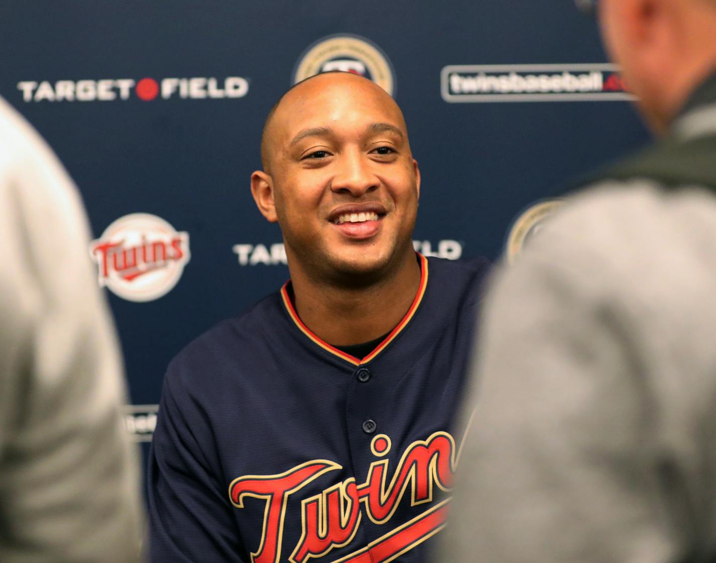 Twins new second baseman Jonathan Schoop signed autographs for fans at TwinsFest on Saturday, Jan. 26,2019. ] Shari L. Gross &#x2022; shari.gross@startribune.com Twins Fest, 9 a.m-6 p.m. at Target Field. Players interacting with fans at Target Field.
Targets to shoot (if they are available) include new second baseman Jonathan Schoop, pitcher Fernando Romero, pitching coach Wes Johnson, new manager Rocco Baldelli.