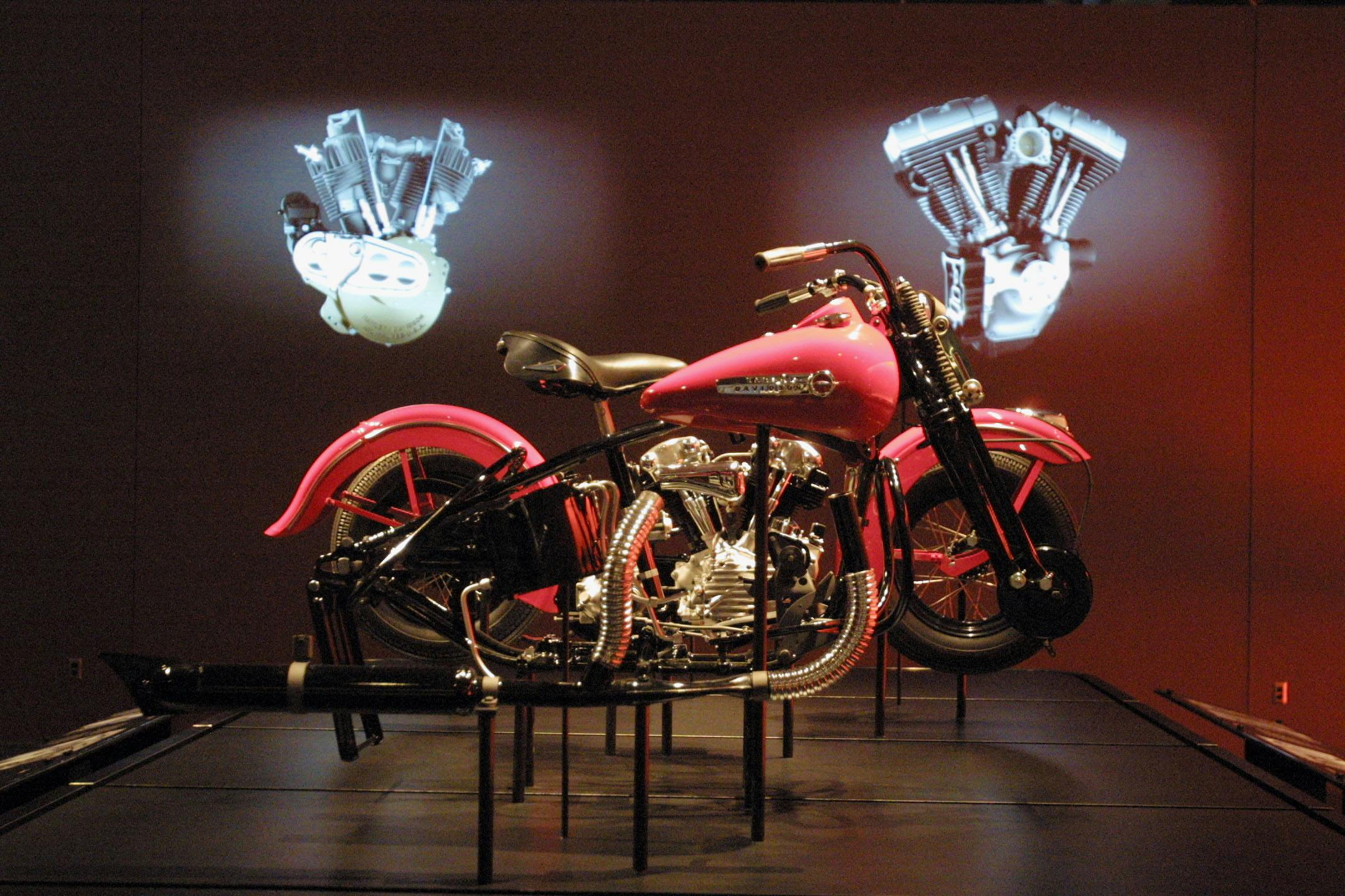 Scenes from the New Harley Davidson Museum in Milwaukee.