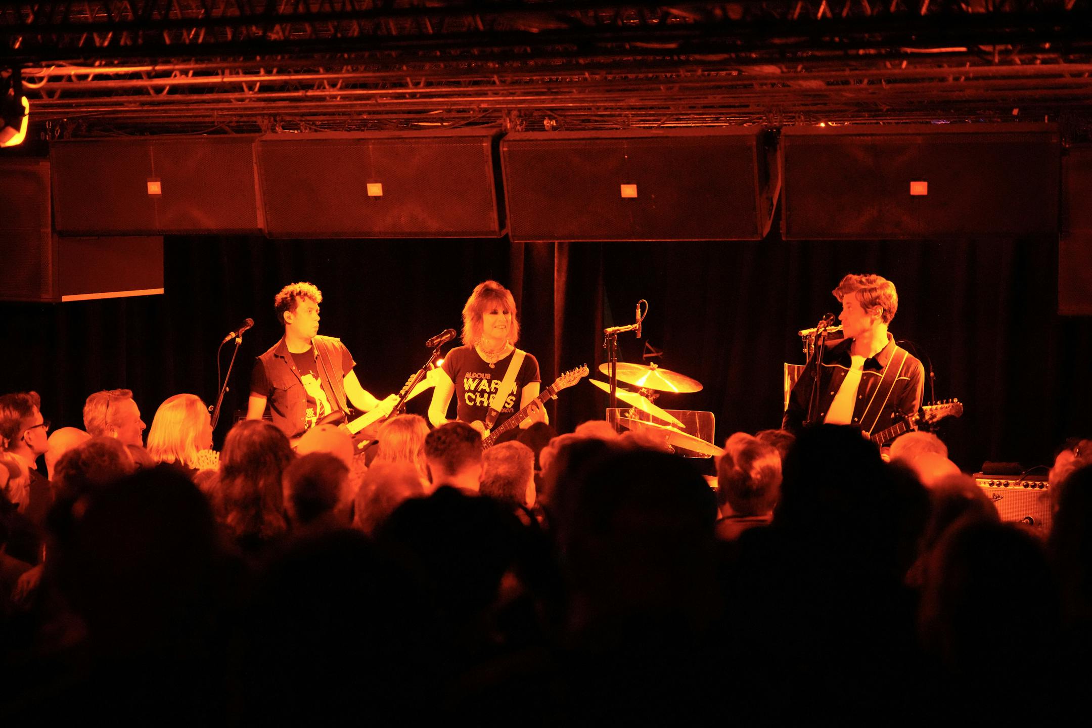 Chrissie Hynde and the Pretenders played a special intimate gig in the 250-capacity Entry on Chrissie's birthday teasing next week's release of their new album Thursday, Sept. 7, 2023 Minneapolis, Minn. ] GLEN STUBBE • glen.stubbe@startribune.com