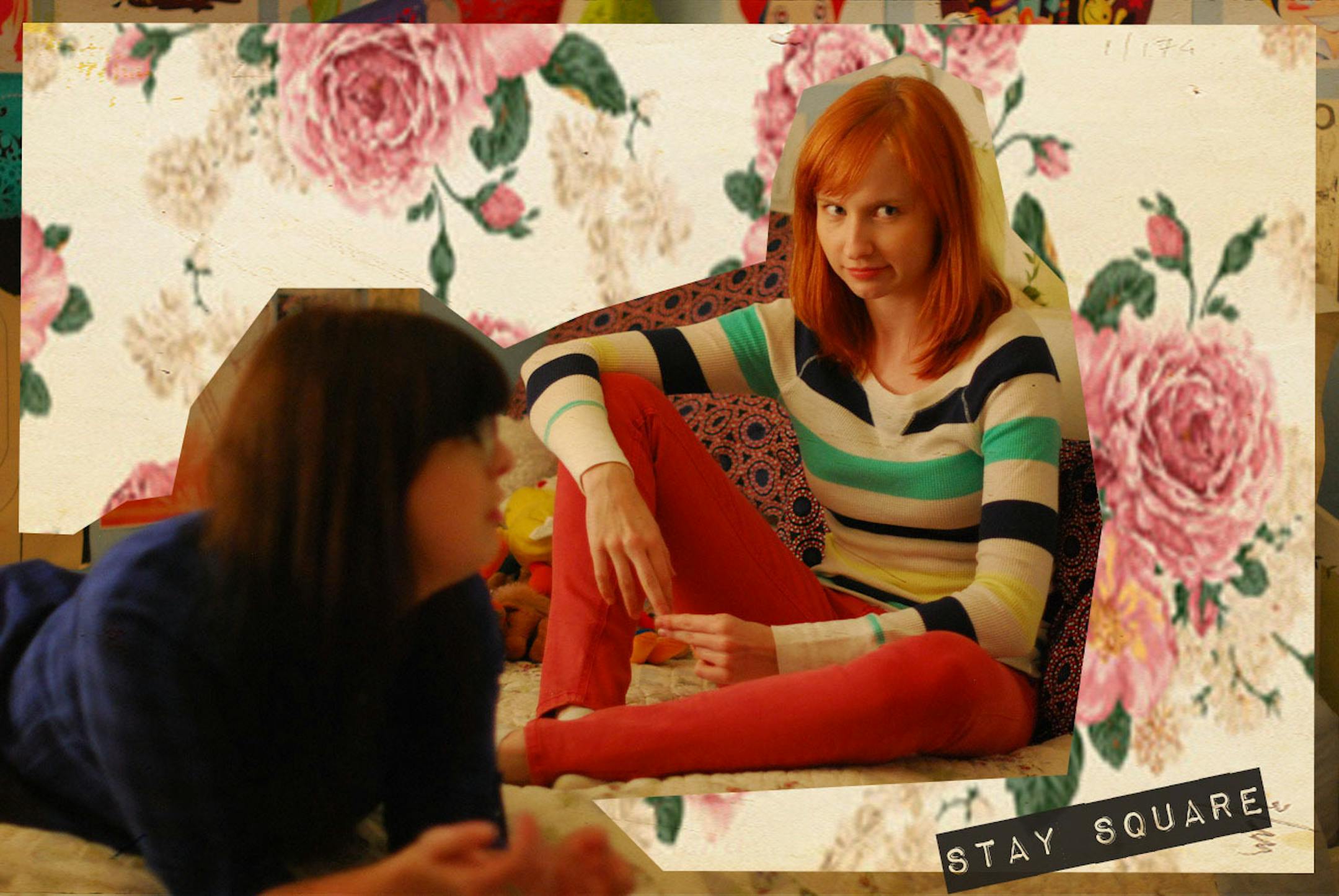 Squaresville is web series starring Kylie Sparks. left and Mary Kate Wiles.