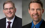 Dr. Nick Van Deelen and Eric Lohn have been named co-presidents and co-CEOs of Duluth-based St. Luke’s. They have led the health system on an interi