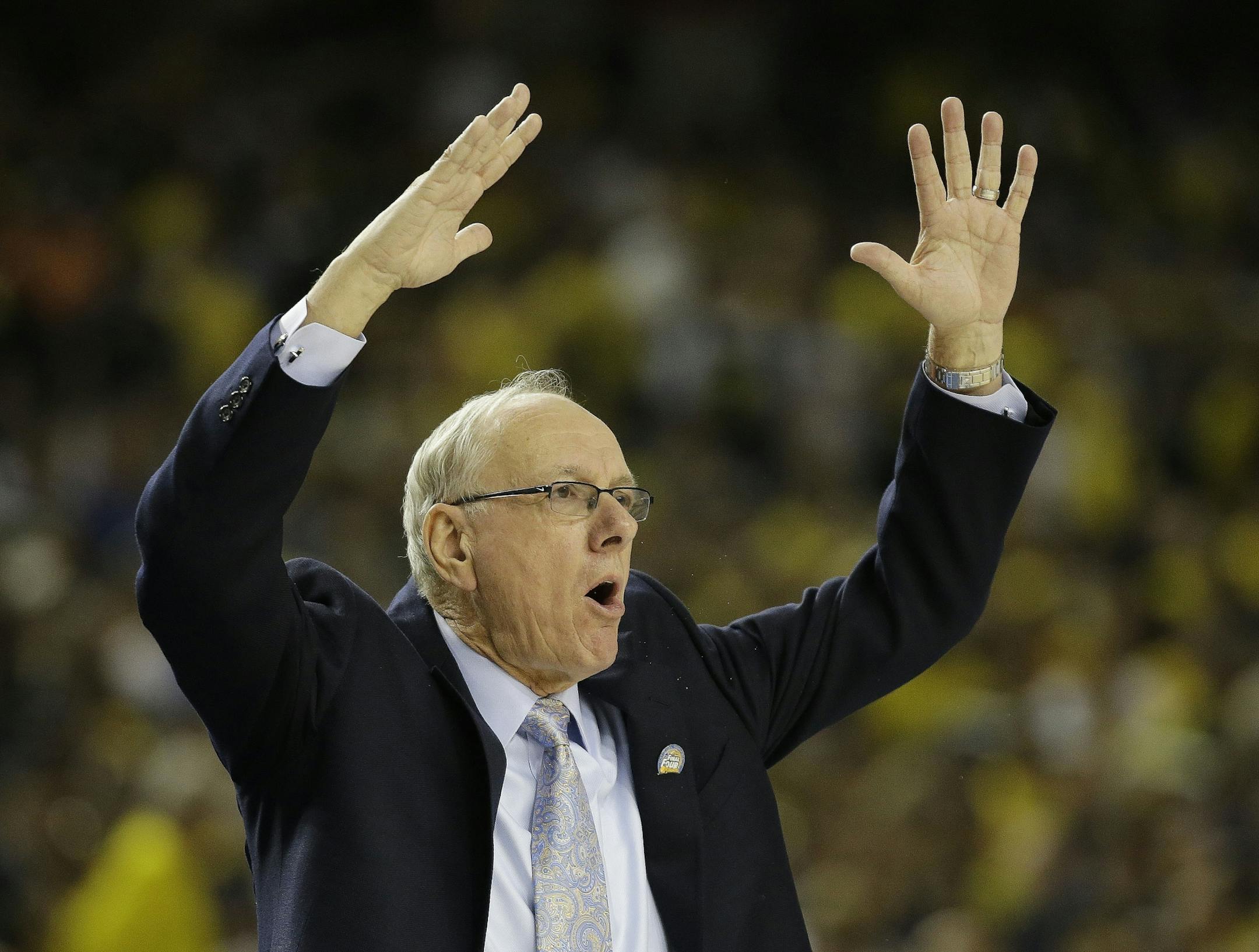 Syracuse head coach Jim Boeheim