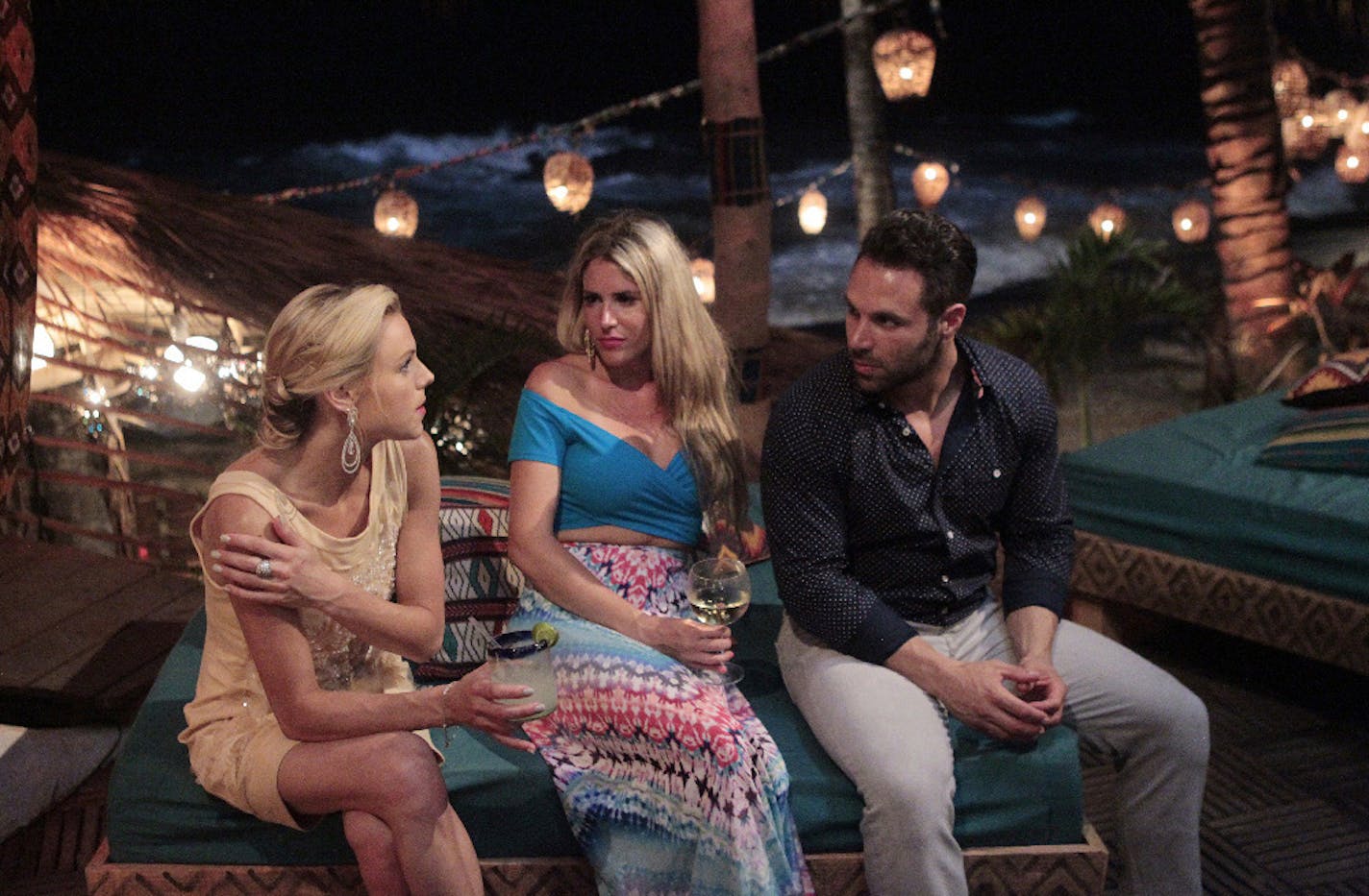 BACHELOR IN PARADISE - "Episode 201A" - Looking for a second chance at love on the two-night season premiere of "Bachelor in Paradise," beginning SUNDAY, AUGUST 2 (8:00-10:01 p.m., ET/PT) on the ABC Television Network, the cast arrive one by one to their own private Paradise in the gorgeous town of Sayulita, located in Vallarta-Nayarit, Mexico. Welcomed by Chris Harrison, the cast quickly gets acquainted at a Bachelor-style cocktail party on the shores of Playa Escondida. (ABC/Rick Rowell) ASHLE