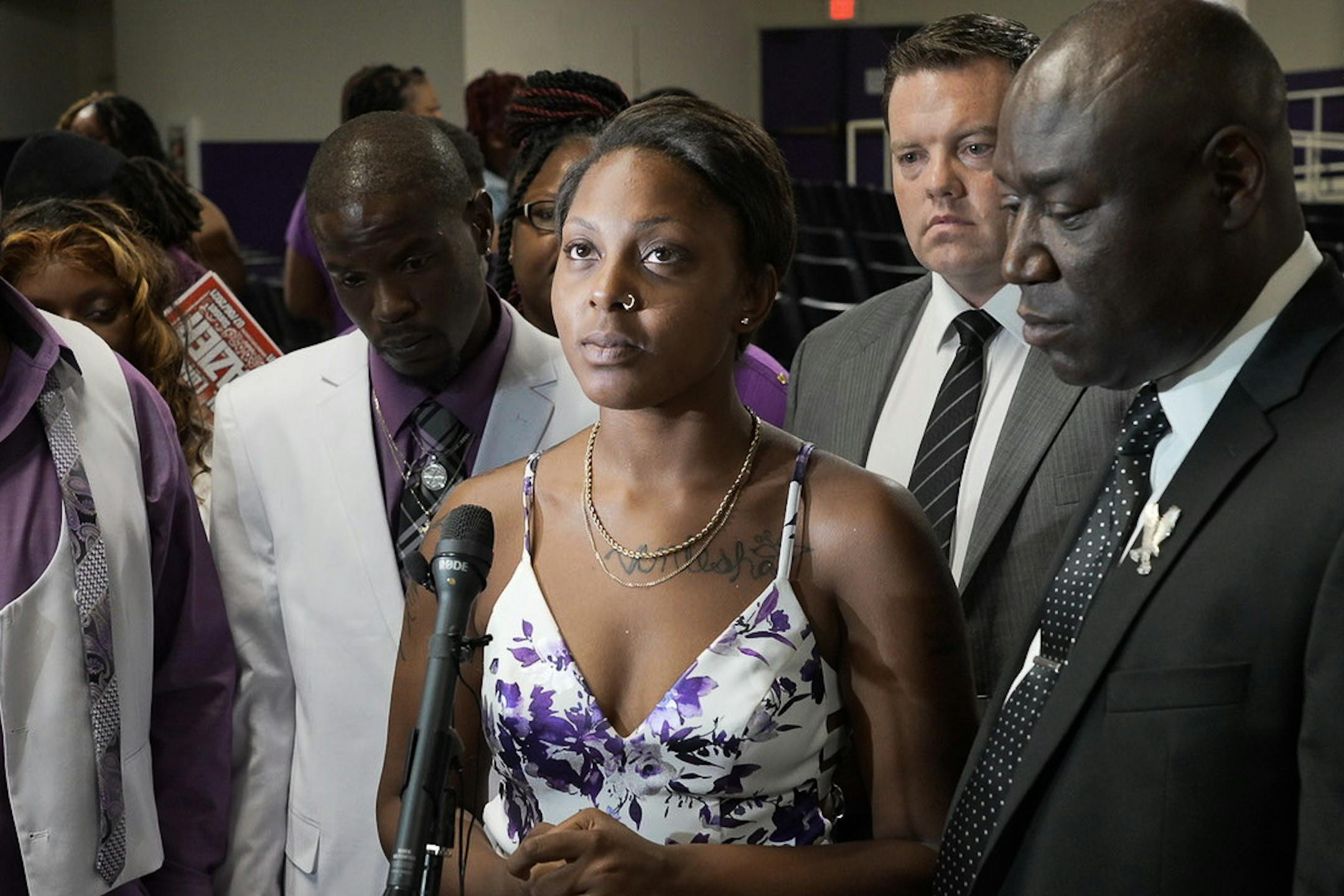 Jamie Bradford said Minneapolis Police officers took years away from her that she could have spent with her dad.