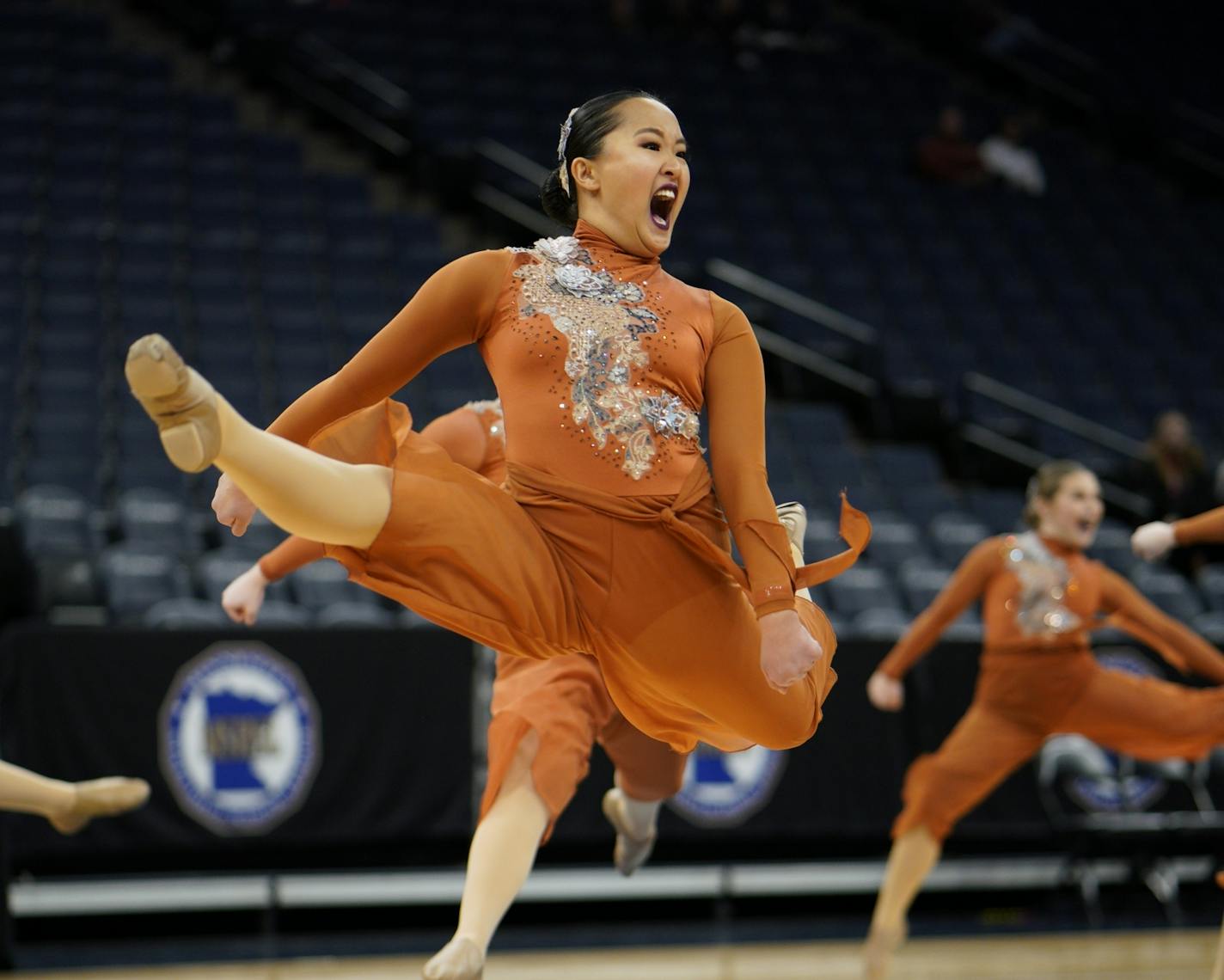 BOLD (Bird Island-Olivia-Lake Lillian) performs in the Class A MSHSL State Dance Tournament on Friday.