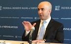 Minneapolis Fed President Neel Kashkari, speaking Tuesday morning at the bank in downtown Minneapolis, signaled he's still wary about raising interest