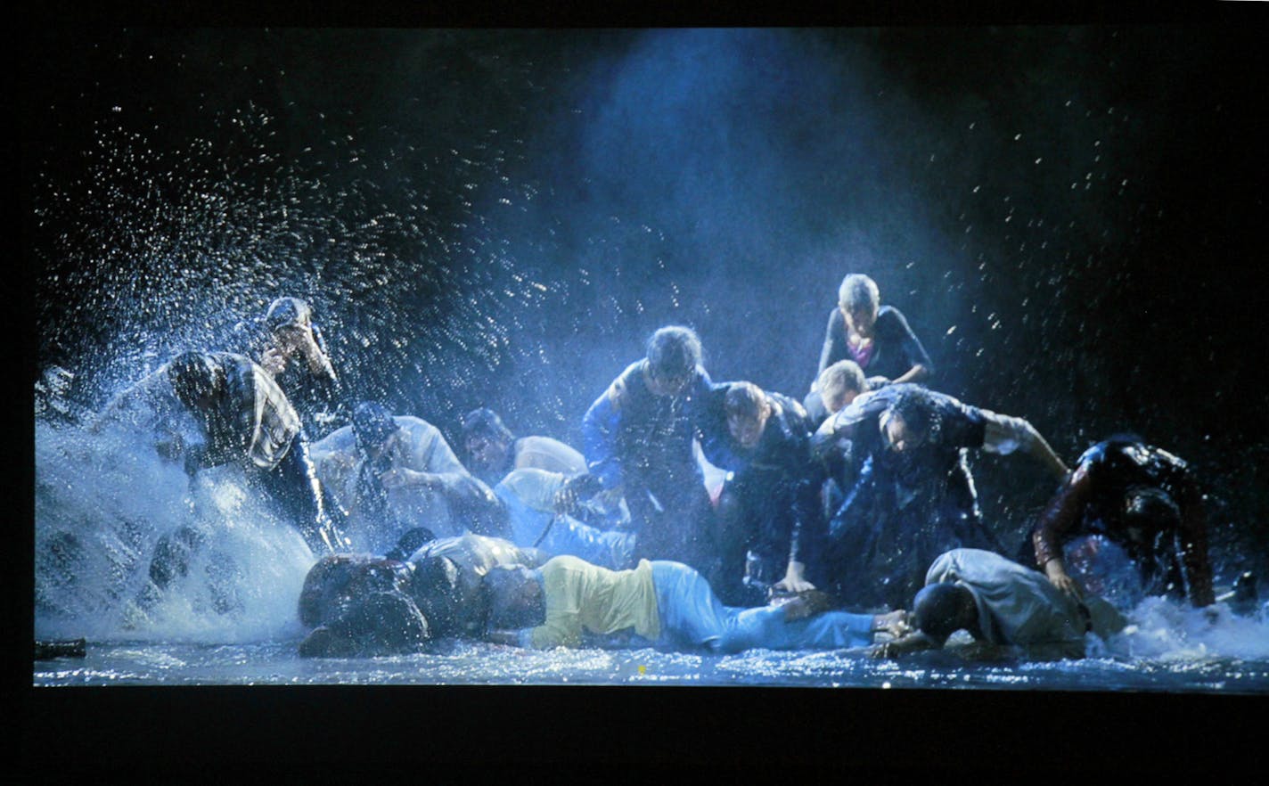 Bill Viola&#x2019;s 2004 video &#x201c;The Raft,&#x201d; which complements Leonardo&#x2019;s interest in hydraulic energy, is loosely inspired by Theodore Gericault&#x2019;s 1819 painting &#x201c;The Raft of the Medusa.&#x201d;