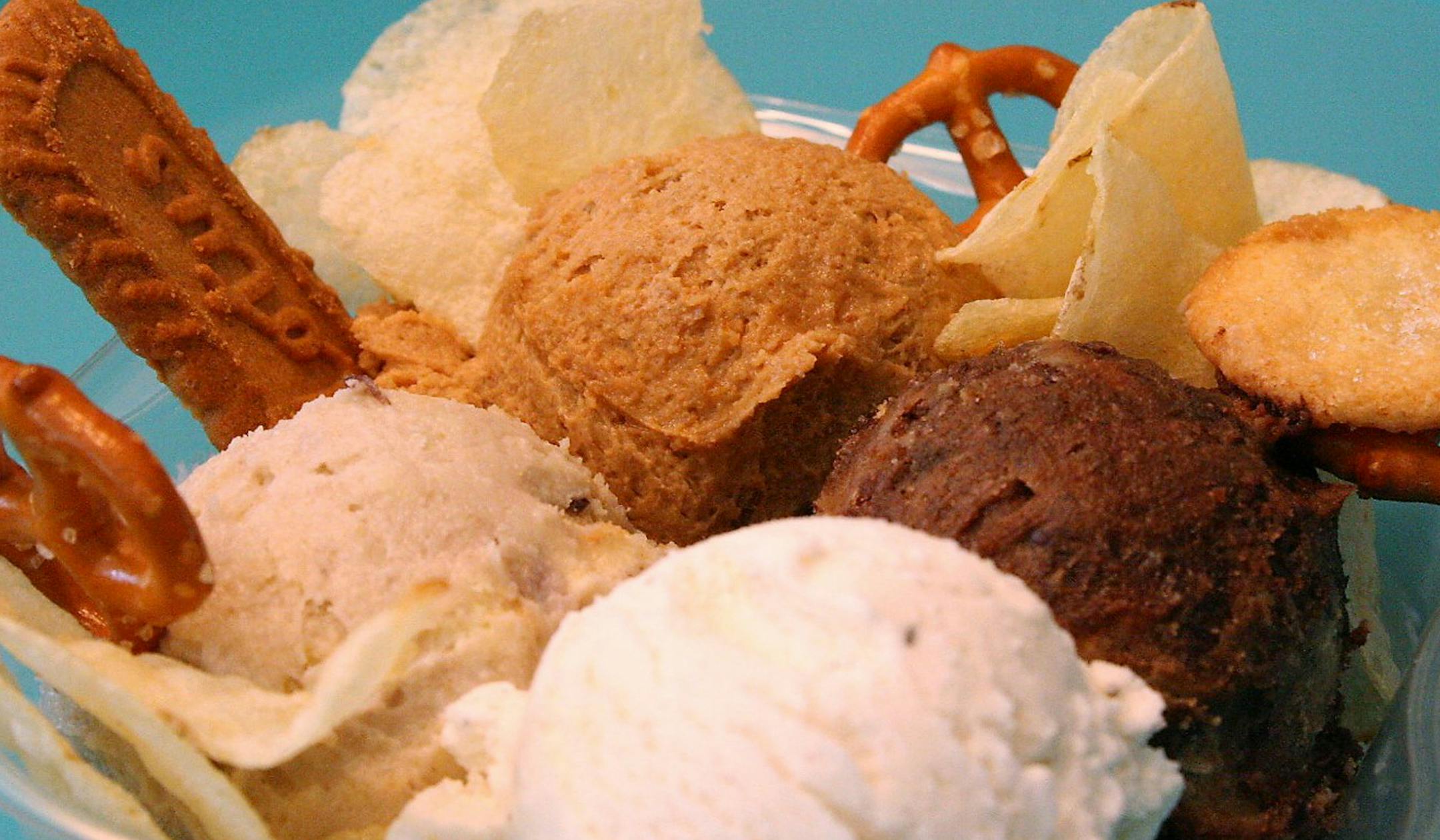 Bowl O' Dough is scoops of straight-up, raw cookie dough that is safe to eat and available in four flavors at Blue Moon Dine-In Theater.