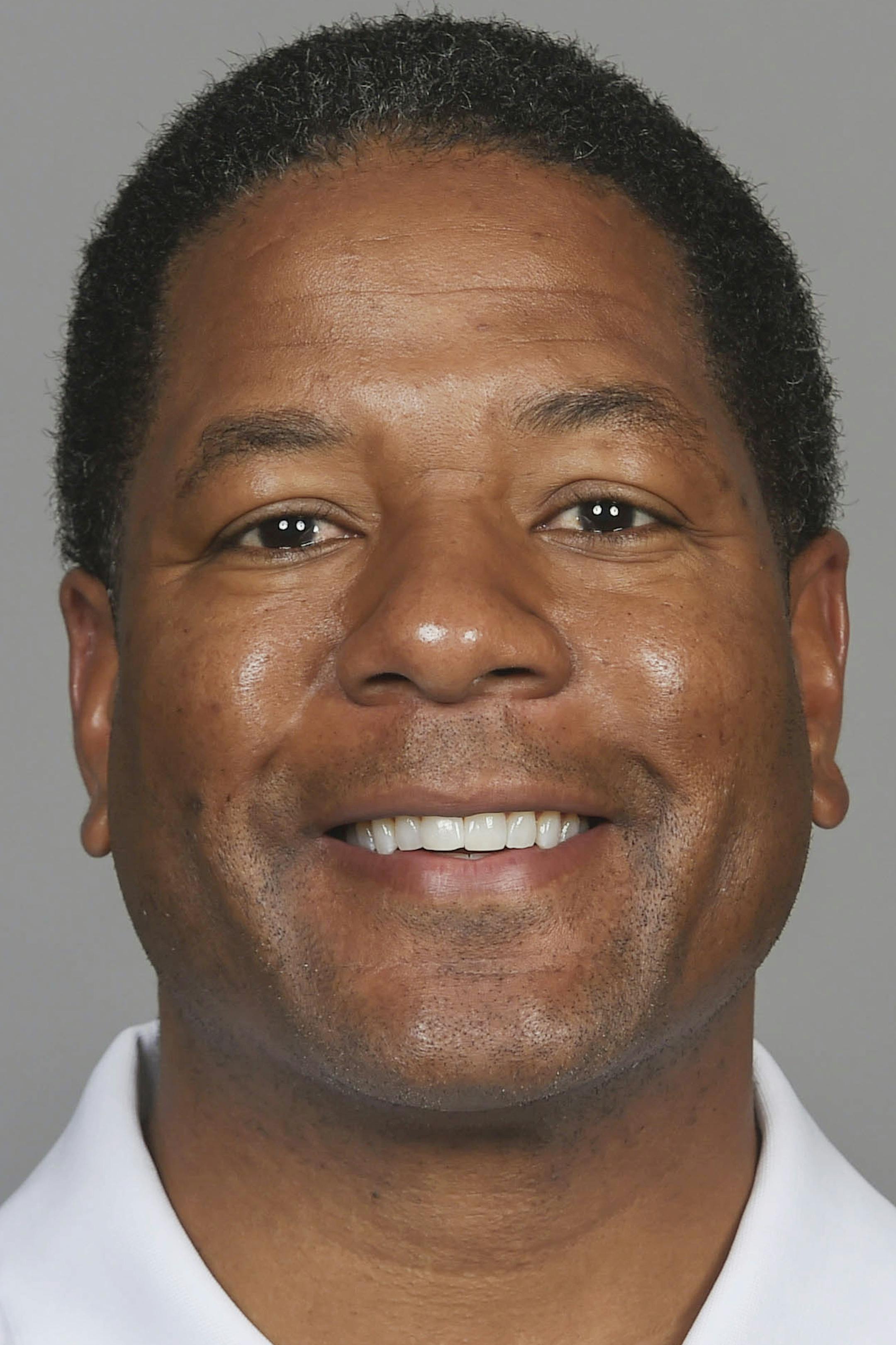FILE - This is a 2016, file photo showing Steve Wilks of the Carolina Panthers NFL football team. Wilks is the new head football coach of the Arizona Cardinals.
The Cardinals announced Monday, Jan. 22, 2018, that the 48-year-old Carolina Panthers defensive coordinator had agreed to a four-year contract with a team option for a fifth. (AP Photo/File)