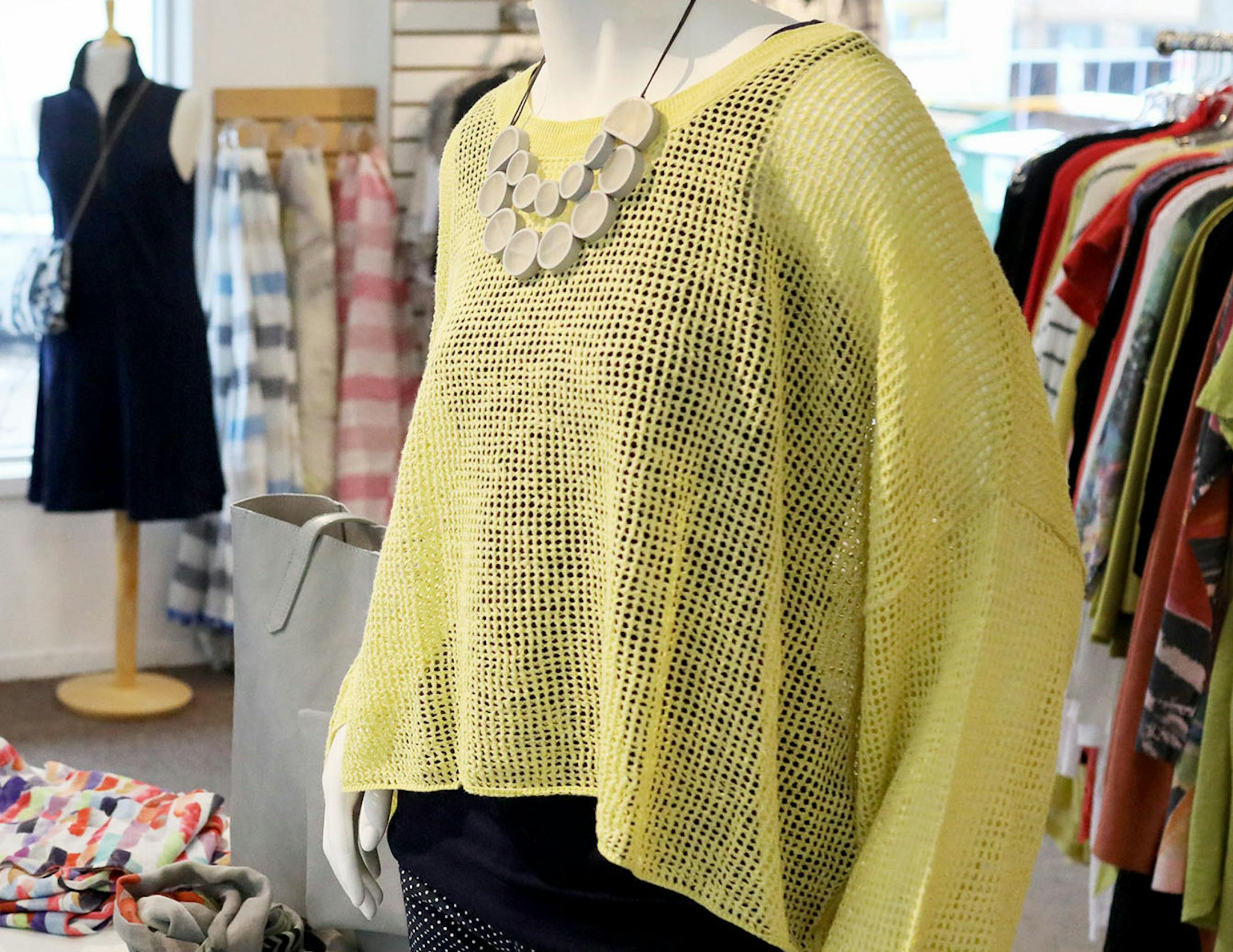 A clothes display rack inside Bibelot Good Style Friday, April 12, 2019, in Minneapolis, MN.] DAVID JOLES &#x2022;david.joles@startribune.com Bibelot Good Style and Bibelot Good Things stores