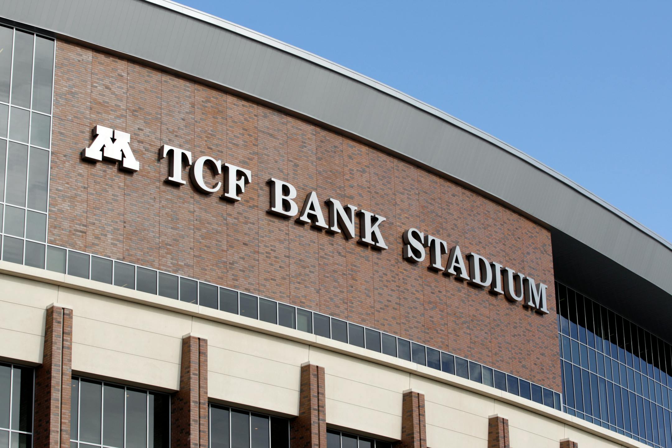 The exterior of TCF Bank Stadium.