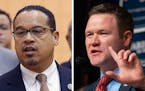 U.S. Rep. Keith Ellison, left, and Doug Wardlow are the major-party candidates for Minnesota attorney general.