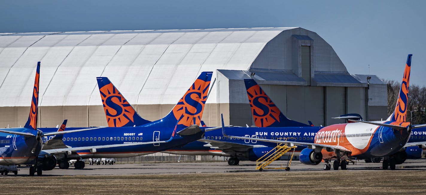 Sun Country Airlines received government permission to scale its operations back to four destinations from Minneapolis-St. Paul International Airport.