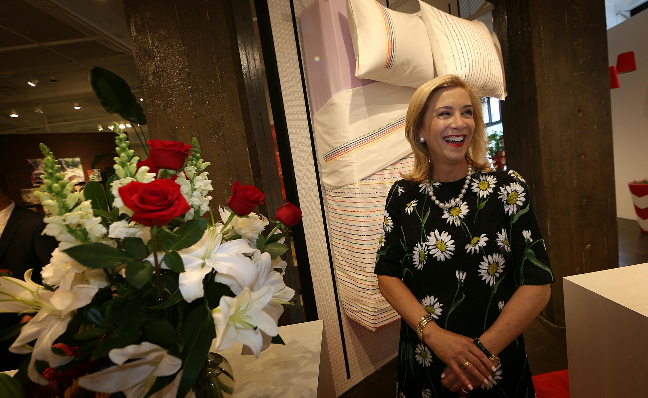 For consumers who like to splurge on bed linens, Colette Jaffe offers something rare--locally-designed sheets and duvets paired with a made-in-Italy label. ] JIM GEHRZïjames.gehrz@startribune.com (JIM GEHRZ/STAR TRIBUNE) / June 23, 2016/ 4:30 PM , Minneapolis, MN - BACKGROUND INFORMATION: For consumers who like to splurge on bed linens, Colette Jaffe offers something rare--locally-designed sheets and duvets paired with a made-in-Italy label. Jaffe will be at the launch of her boutique in Ma