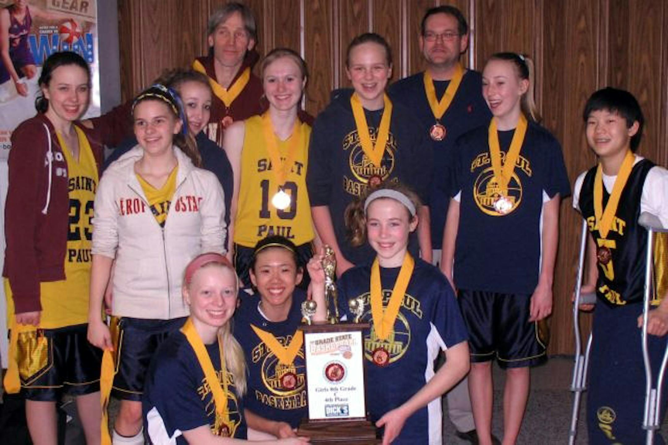 St. Paul basketball 8th grade B Team