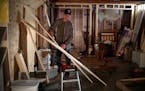 Andy Gibbs works on finishing his basement. Stacey and Ardy Gibbs just bought their second house in Richfield. It wasnt easy. After looking at 25 hous