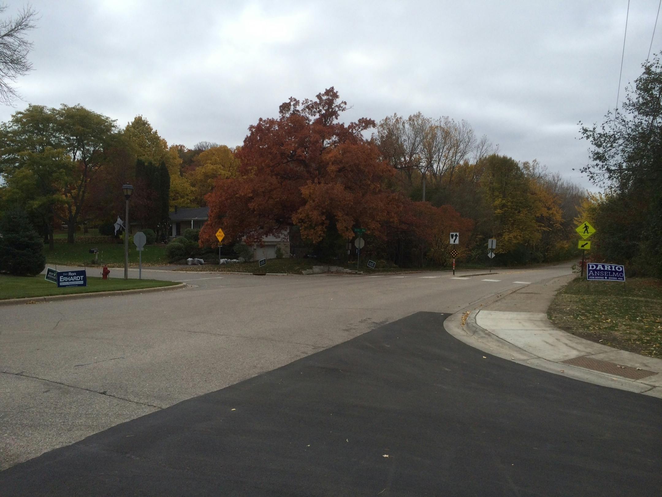 It's the middle of the road that has the attention of candidates Ron Earhardt and Dario Anselmo.