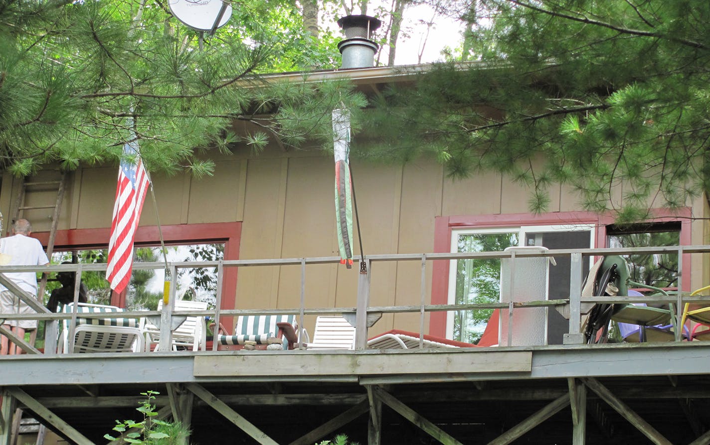 the nelson cabin in stone lake, wis.