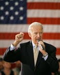 Democratic vice presidential nominee Joseph Biden appealed to ironworkers in Philadelphia on Friday.