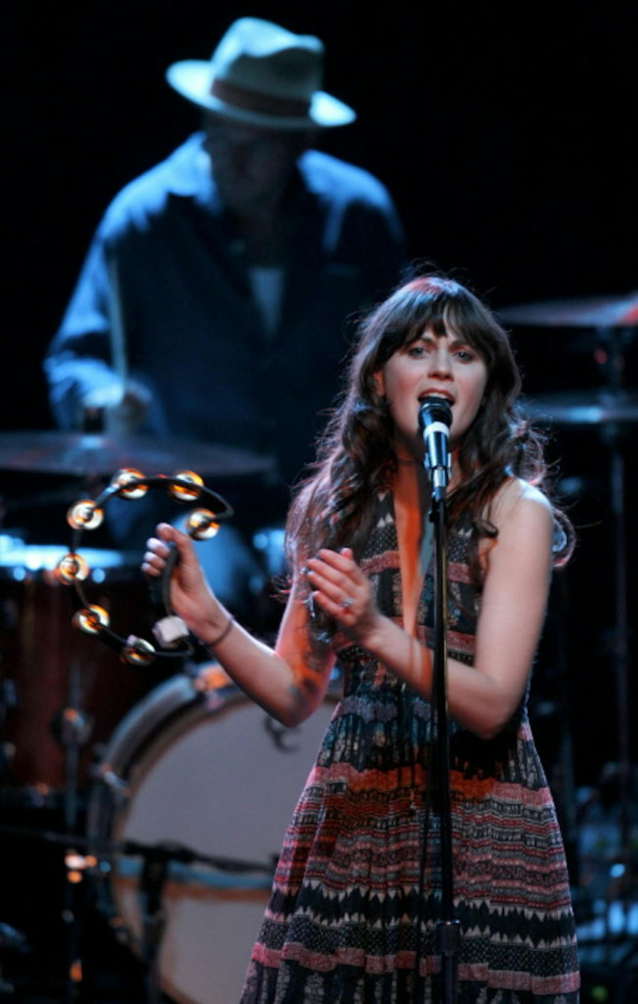 Zooey Deschanel of She & Him at First Avenue on Saturday / Tom Wallaces, Star Tribune