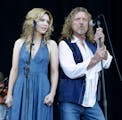 Alison Krauss, left, and Robert Plant did their first tour in 2008.