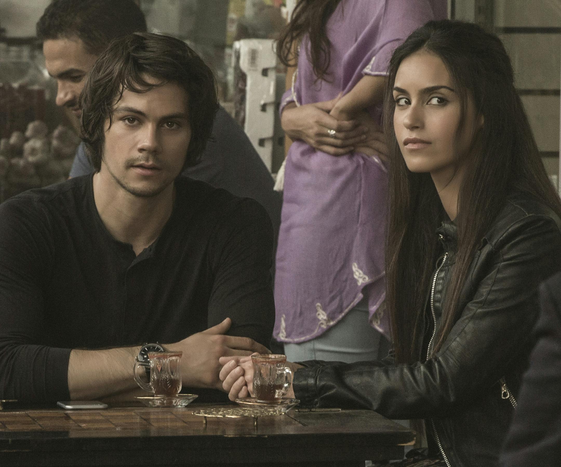 Dylan O'Brien and Shiva Negar in "American Assassin."