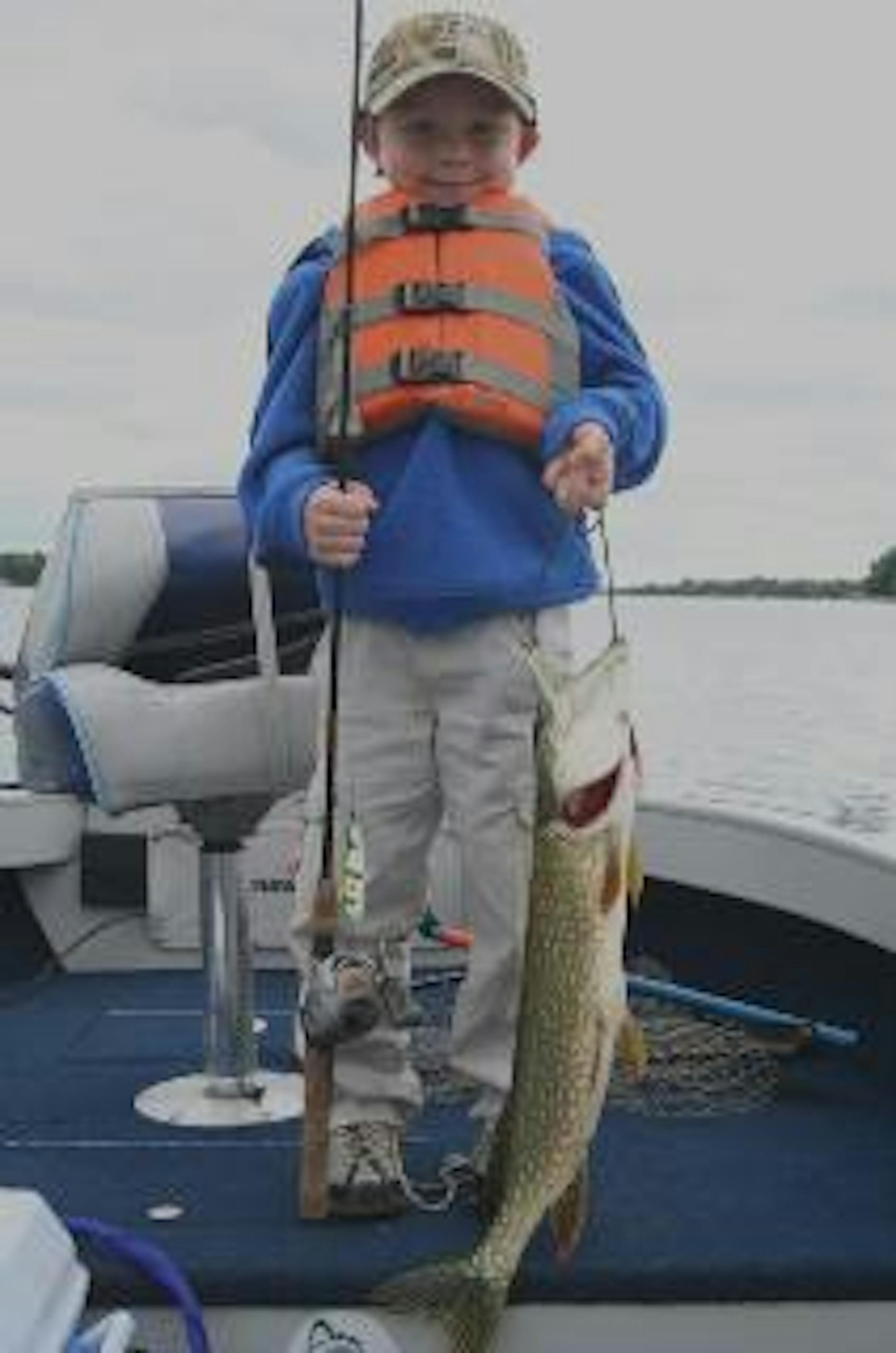 Dylans biggest fish to date.