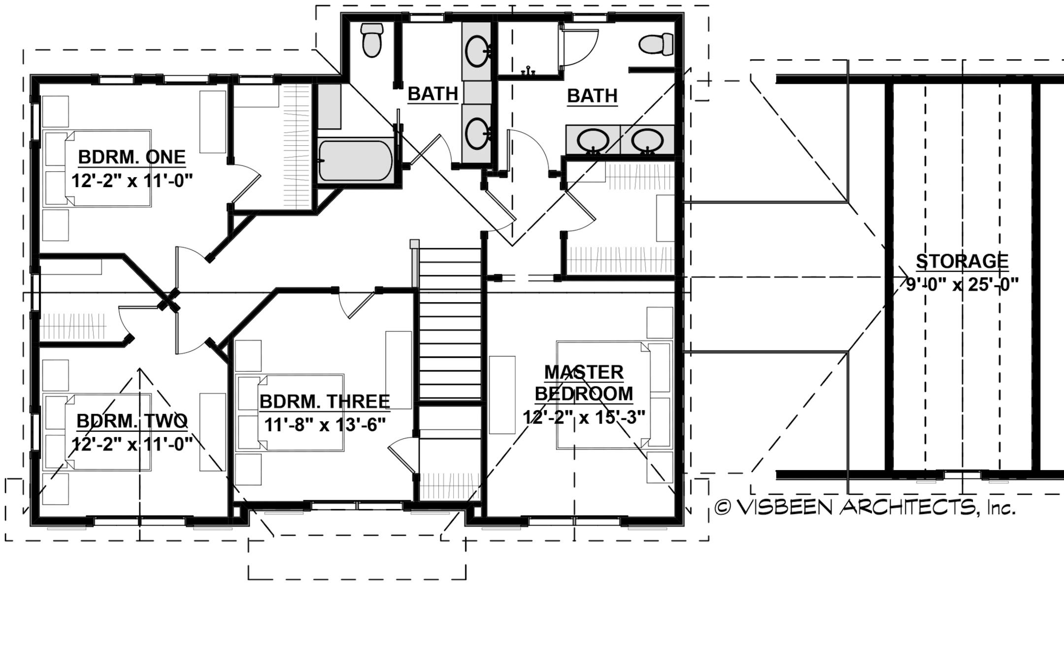 Classic Colonial even has a cupola. for home plan 103016