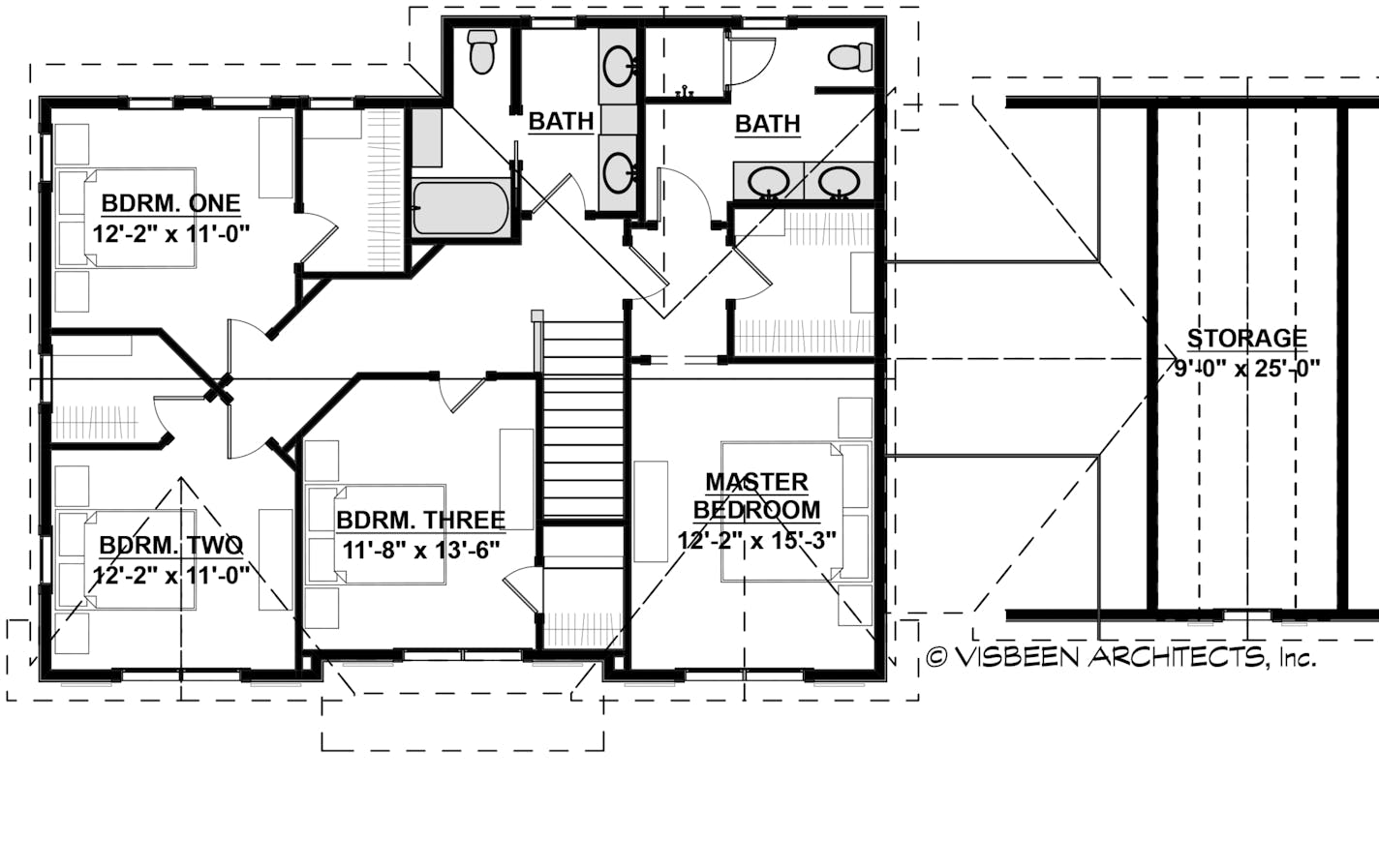 Classic Colonial even has a cupola. for home plan 103016