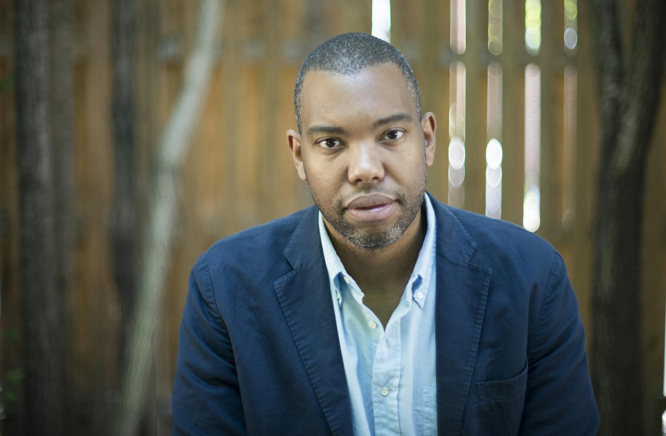 FILE -- Ta-Nehisi Coates, a national correspondent for The Atlantic and the best-selling author of ìBetween the World and Me,î in Baltimore, July 16, 2015. Coates has written the new, much anticipated, Marvel comic book series ìBlack Panther,î who was the first black superhero in mainstream comics in 1966. (Gabriella Demczuk/The New York Times) ORG XMIT: XNYT90