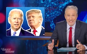 Jon Stewart is back hosting "The Daily Show," but only on Monday nights.