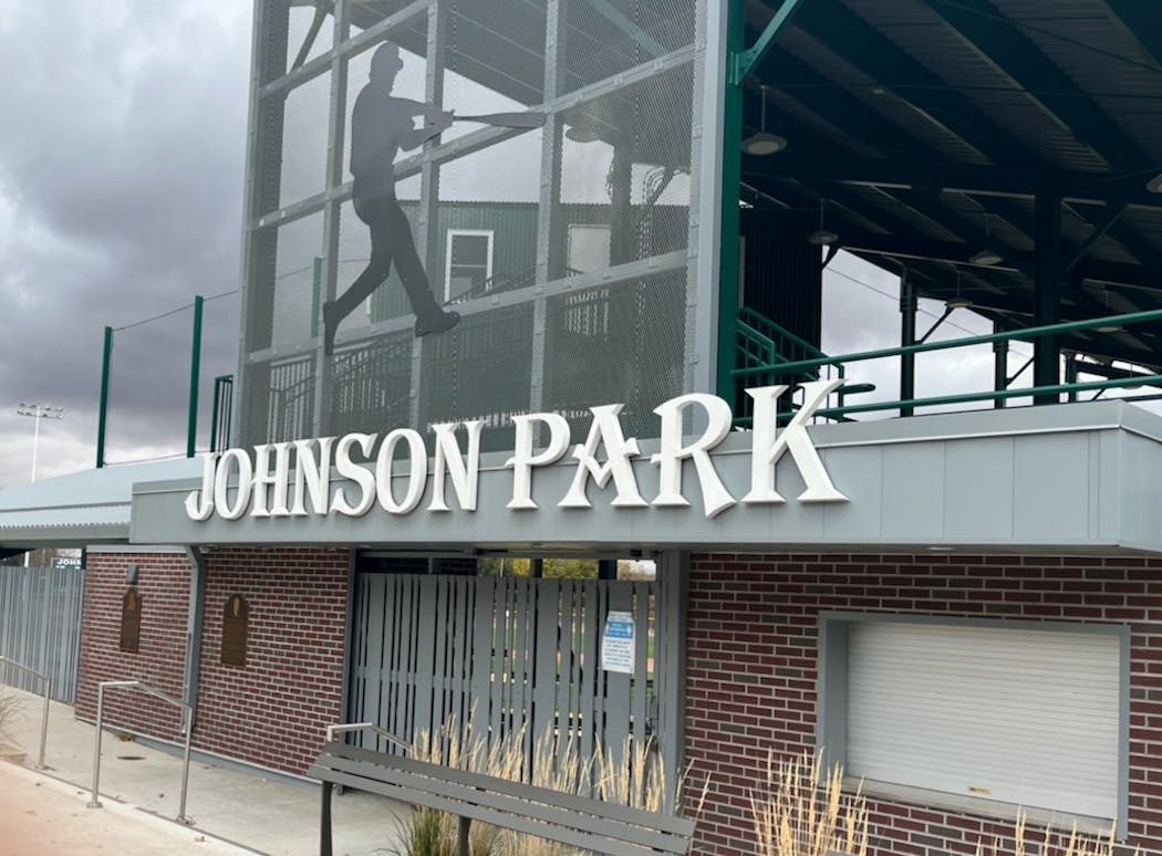 New Ulm’s Johnson Park, a terrific ballpark.