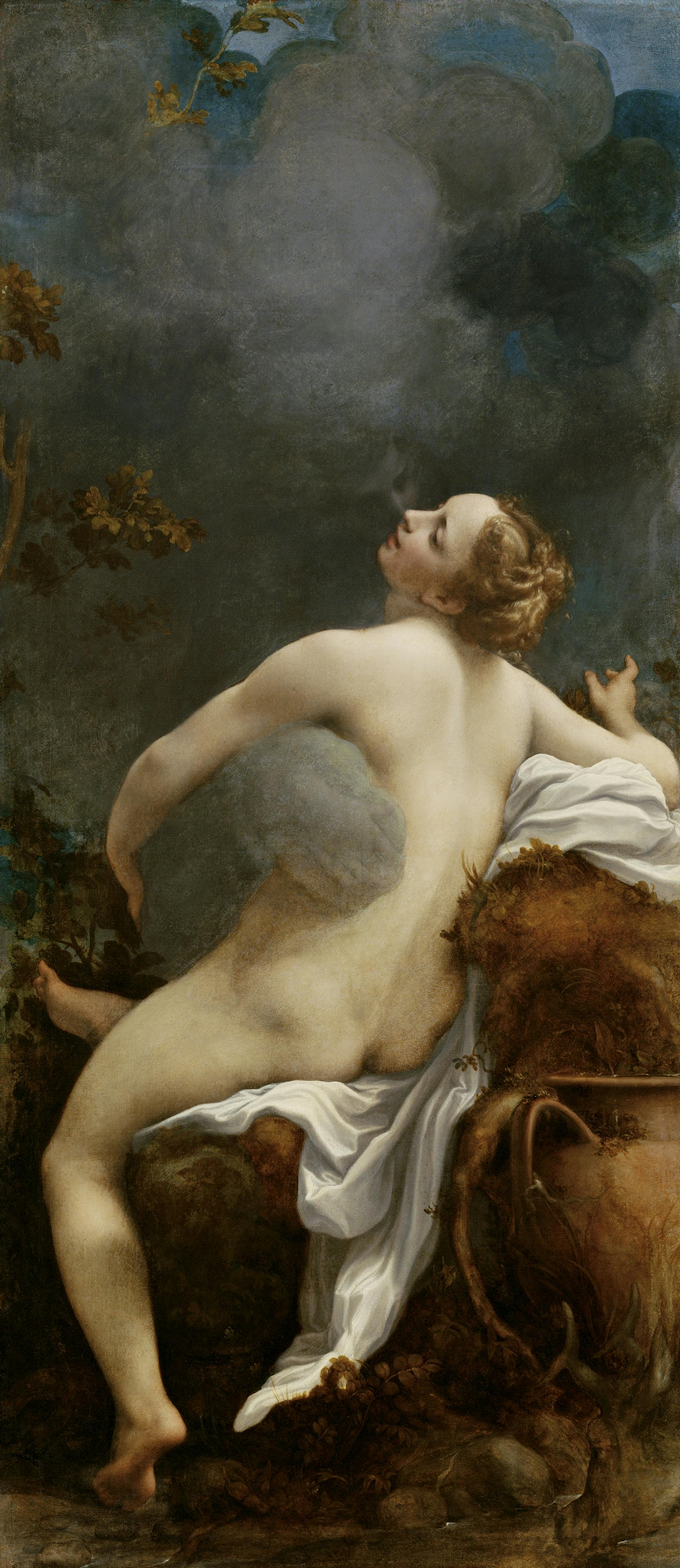 Antonio Allegri, called Correggio Jupiter and Io, ca. 1530 Oil on canvas 162 x 73.5 cm Kunsthistorisches Museum, Vienna Vienna Exhibition; Feb 15 - May 10, 2015; Target Gallery