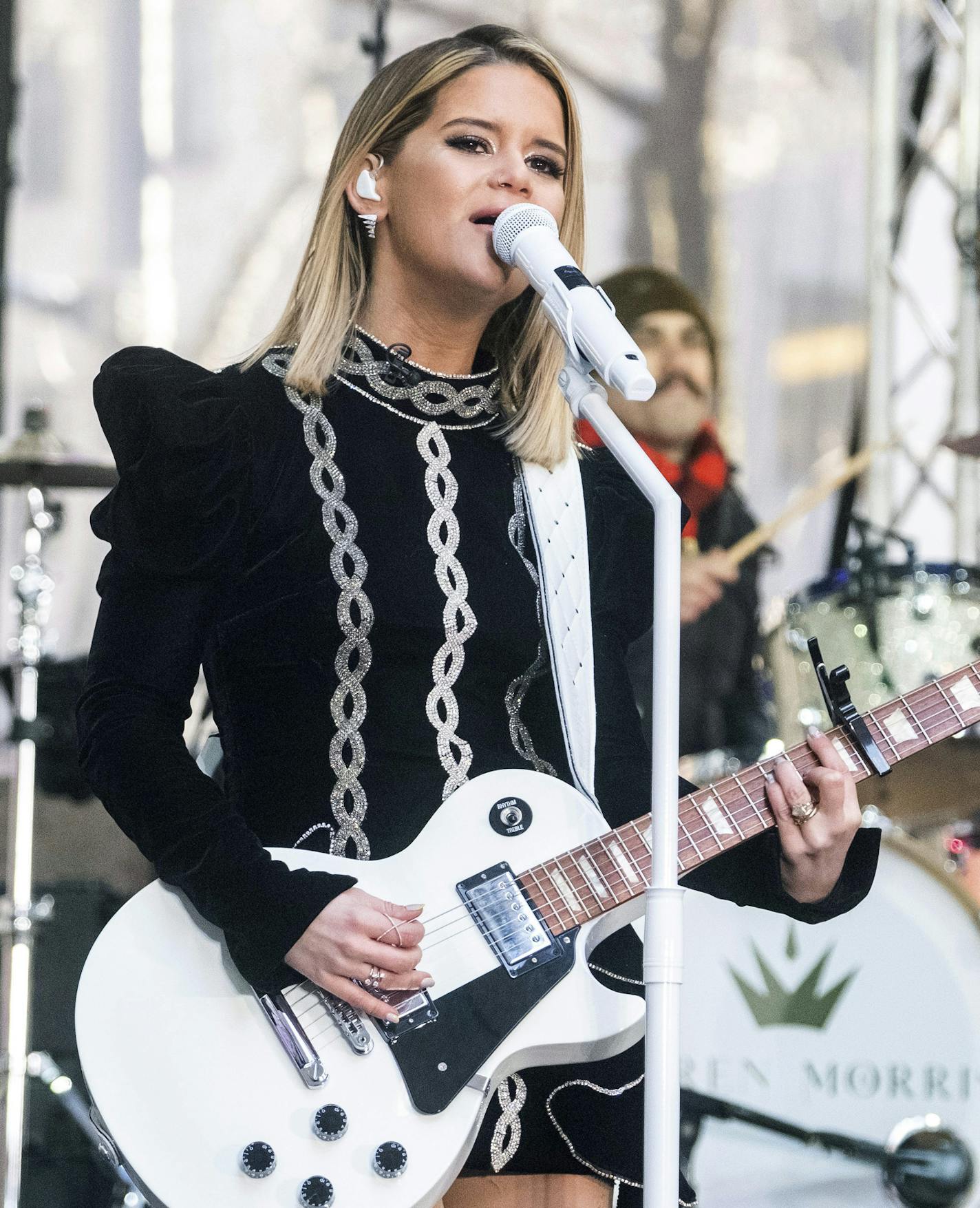 Maren Morris performs on NBC's "Today" show at Rockefeller Plaza on Friday, March 8, 2019, in New York. (Photo by Charles Sykes/Invision/AP)