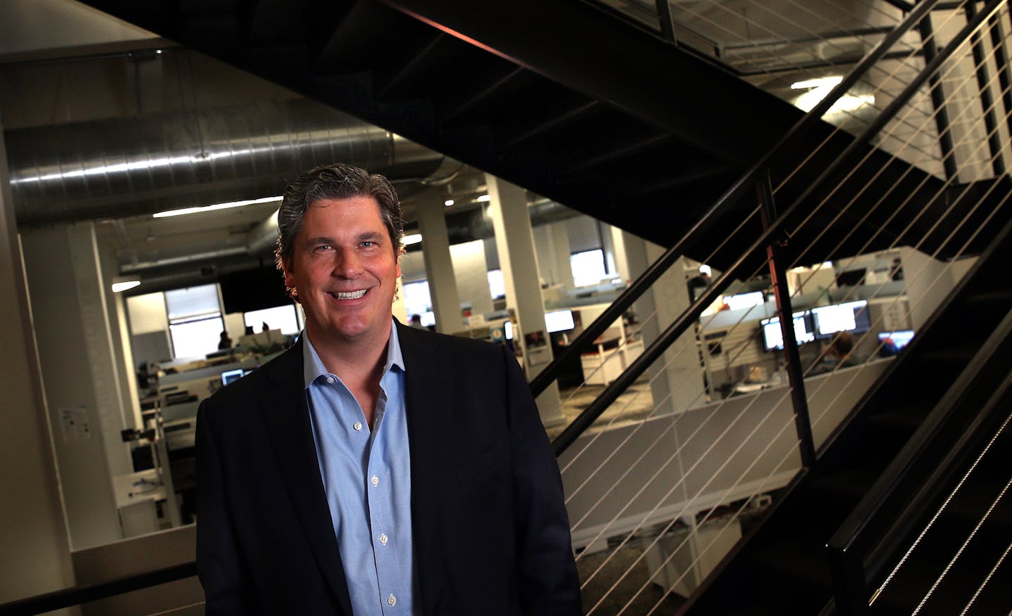 Tom Goodmanson, CEO of Calabrio, a maker of software for call centers. ] JIM GEHRZ &#xef; james.gehrz@startribune.com / Minneapolis, MN / April 21, 2016 /9:00 AM &#xf1; BACKGROUND INFORMATION: Tom Goodmanson is the CEO of Calabrio, a maker of software for call centers, for a Whiteboard for Sunday business.