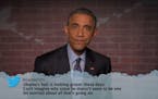 Barack Obama reads "Mean Tweets."