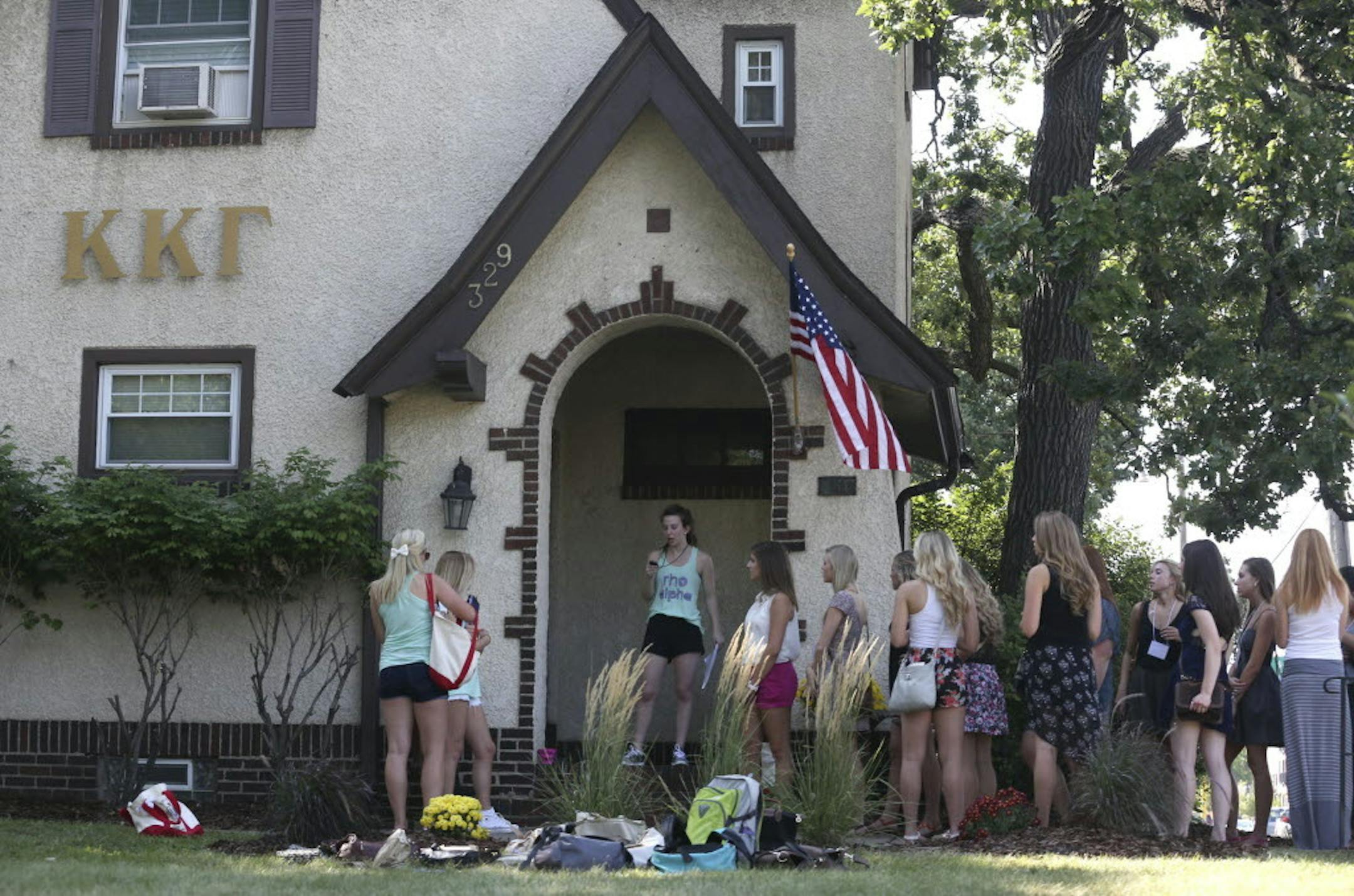 File photo of sorority house at the University of Minnesota.