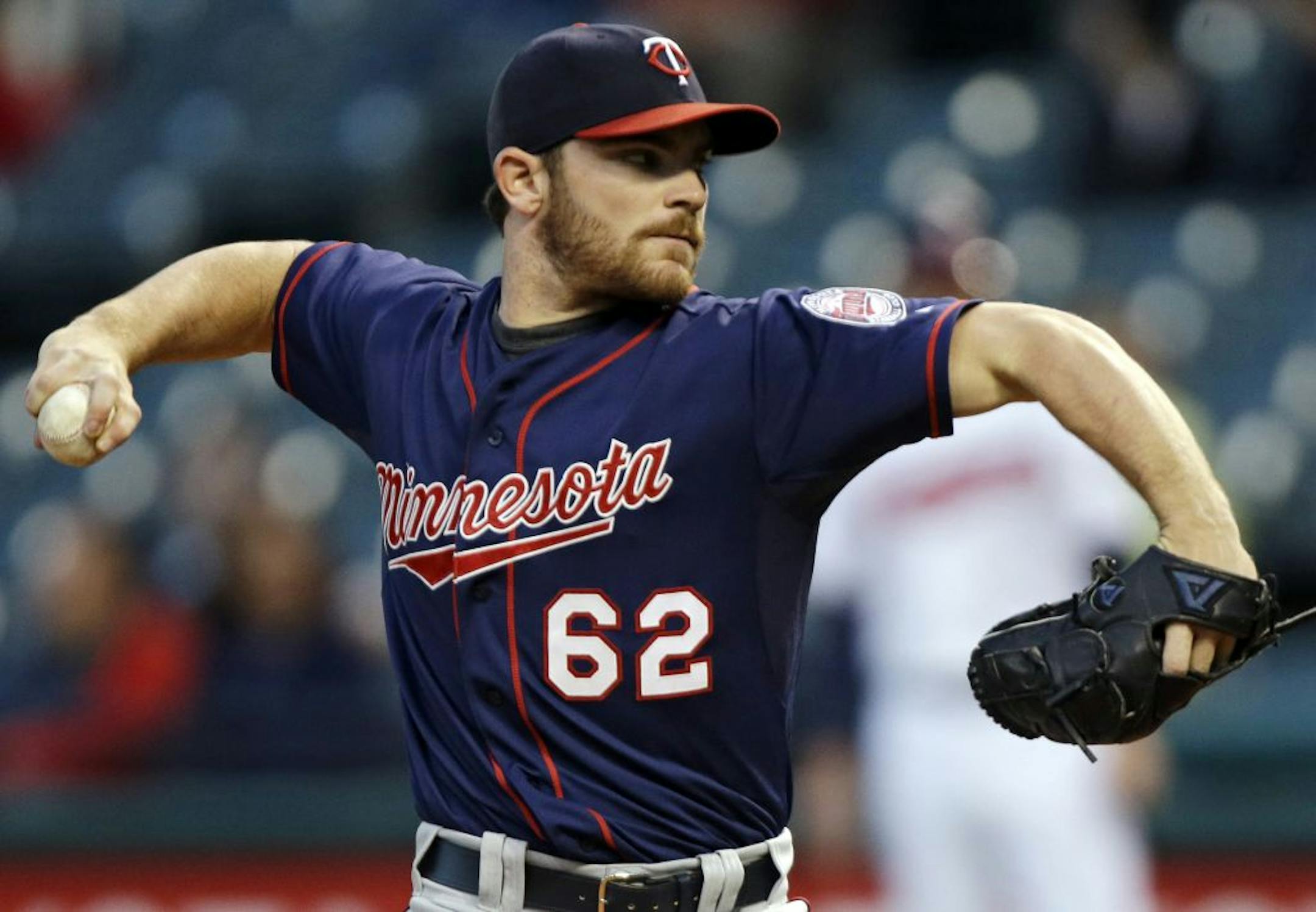 Minnesota Twins starting pitcher Liam Hendriks.
