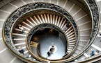 After a day of viewing countless art treasures and being reluctant to leave the Vatican Museums Gary and Ruth Stamm encountered one more treasure…th