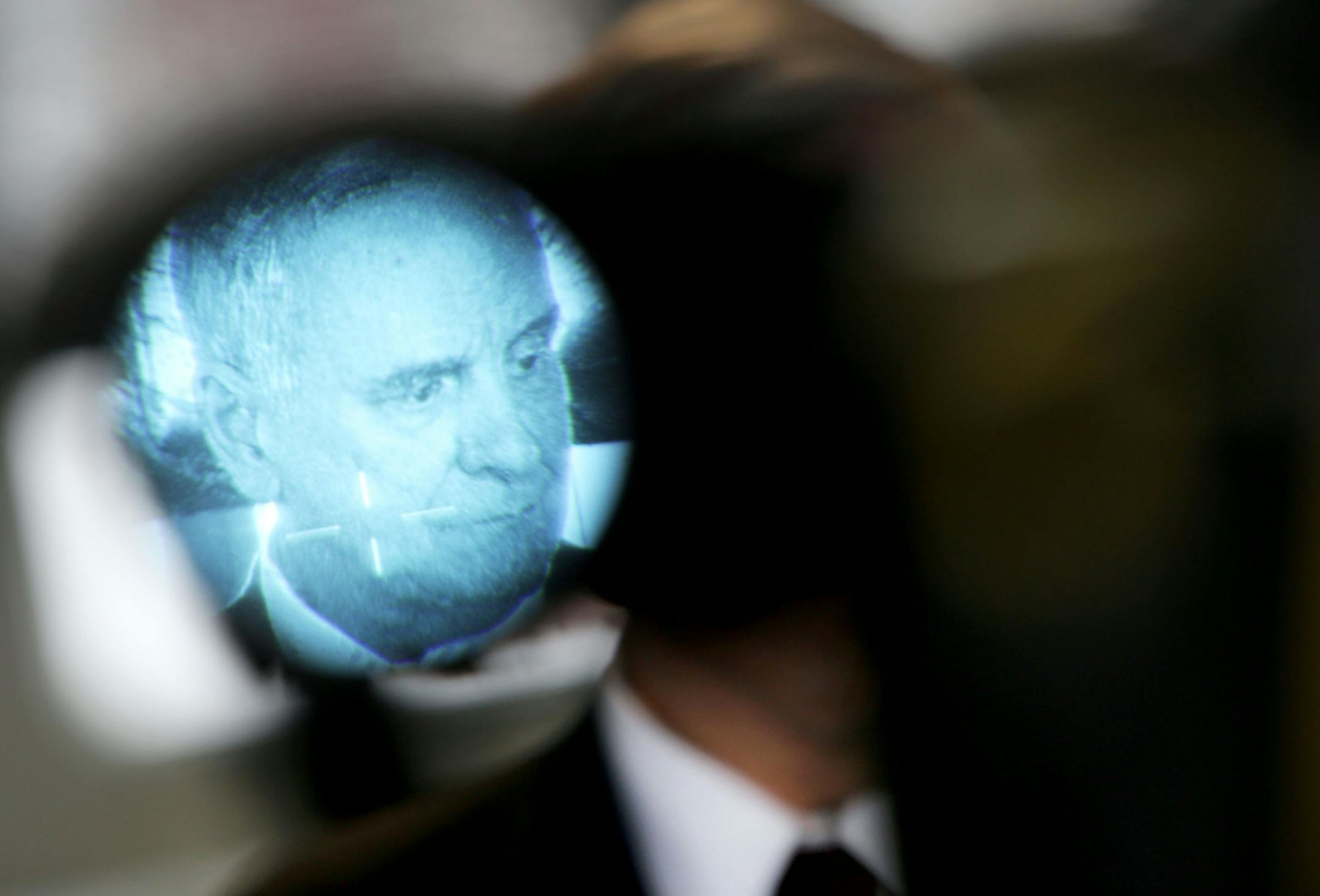 Officials will celebrate a ceremonial groundbreaking of 800 West Broadway, a new employment, education and healthy living facility in north Minneapolis at a space above Walgreen's on Broadway on the city's northside. Here, seen through a viewfinder of a TV camera, Gov. Mark Dayton addressed media members afterwards, mostly fielding questions about the Black Lives Matter movement's occupation of the 4th police precint. The center will include space for the North Minneapolis WorkForce Center, Nort