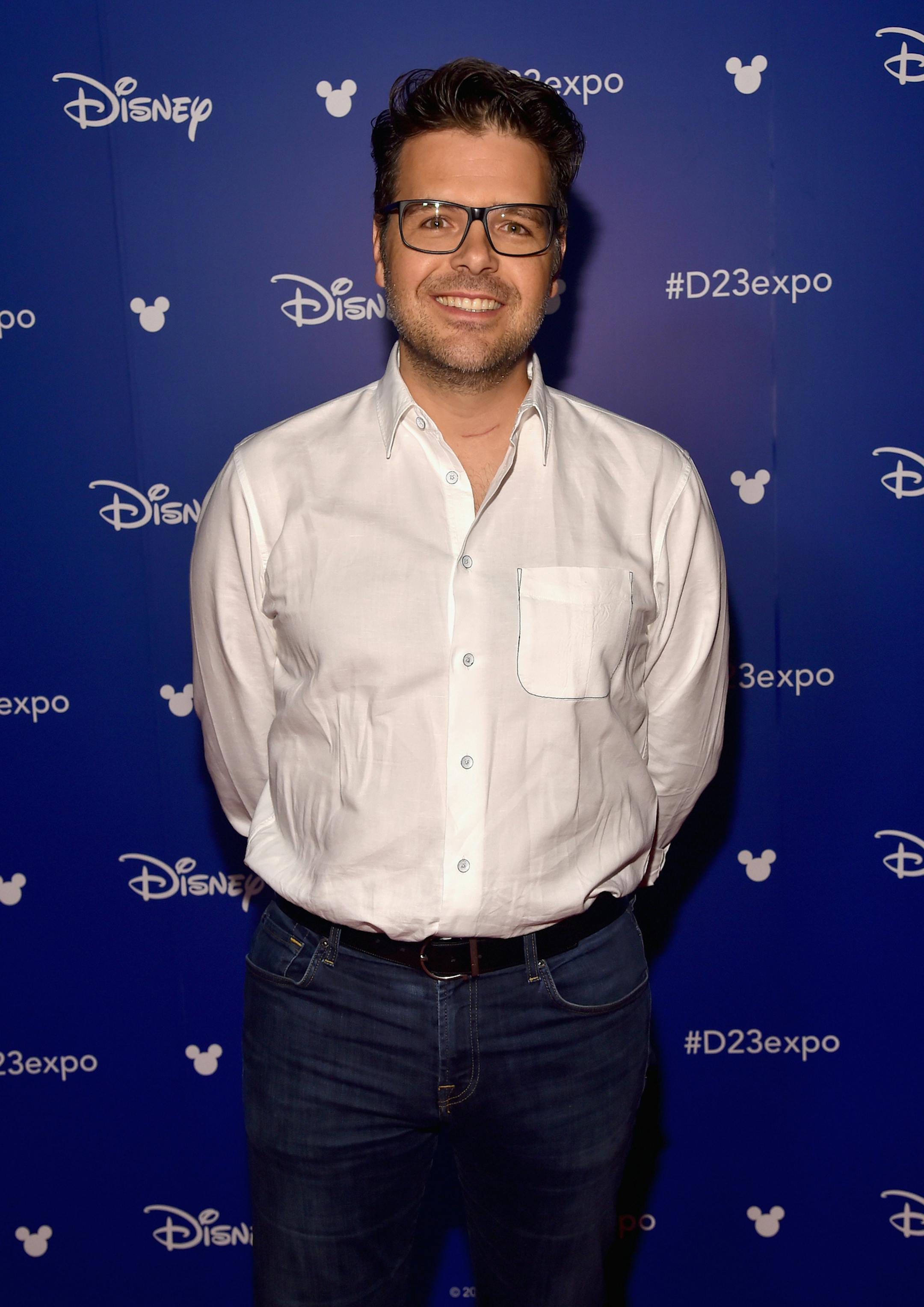 ANAHEIM, CA - JULY 14: Director Phil Johnston of RALPH BREAKS THE INTERNET: WRECK-IT RALPH 2 took part today in the Walt Disney Studios animation presentation at Disney's D23 EXPO 2017 in Anaheim, Calif. RALPH BREAKS THE INTERNET: WRECK-IT RALPH 2 will be released in U.S. theaters on November 21, 2018. (Photo by Alberto E. Rodriguez/Getty Images for Disney) *** Local Caption *** Phil Johnston ORG XMIT: 700048058