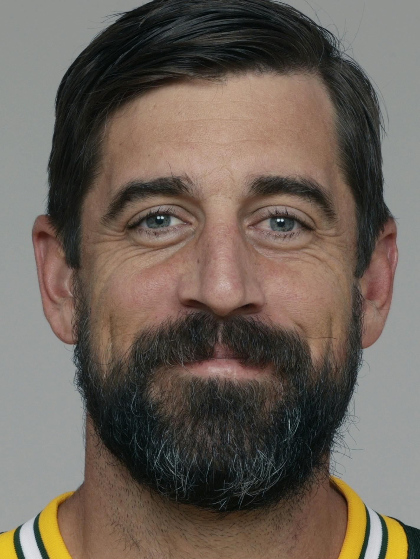 This is a 2020 photo of Aaron Rodgers of the Green Bay Packers NFL football team. This image reflects the Green Bay Packers active roster as of Monday, Aug. 10, 2020 when this image was taken. (AP Photo) ORG XMIT: NFLHS20