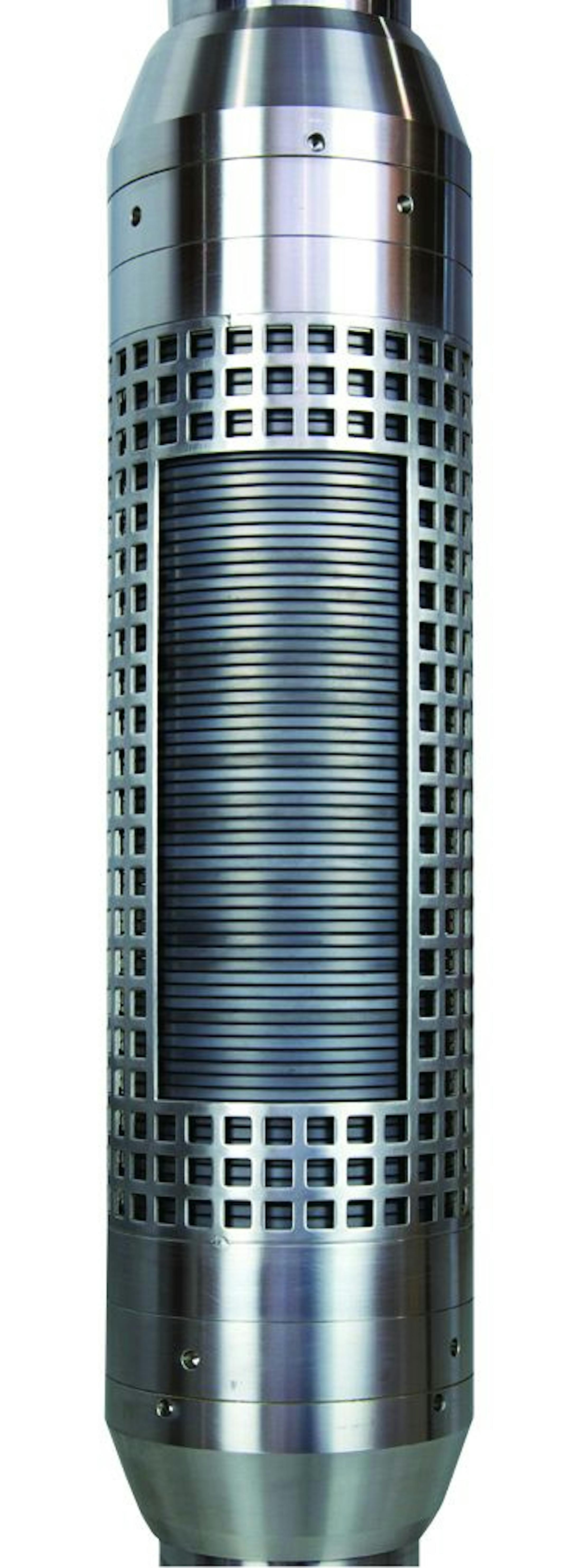 Ceramic sand screen, for sand control in oil well completions