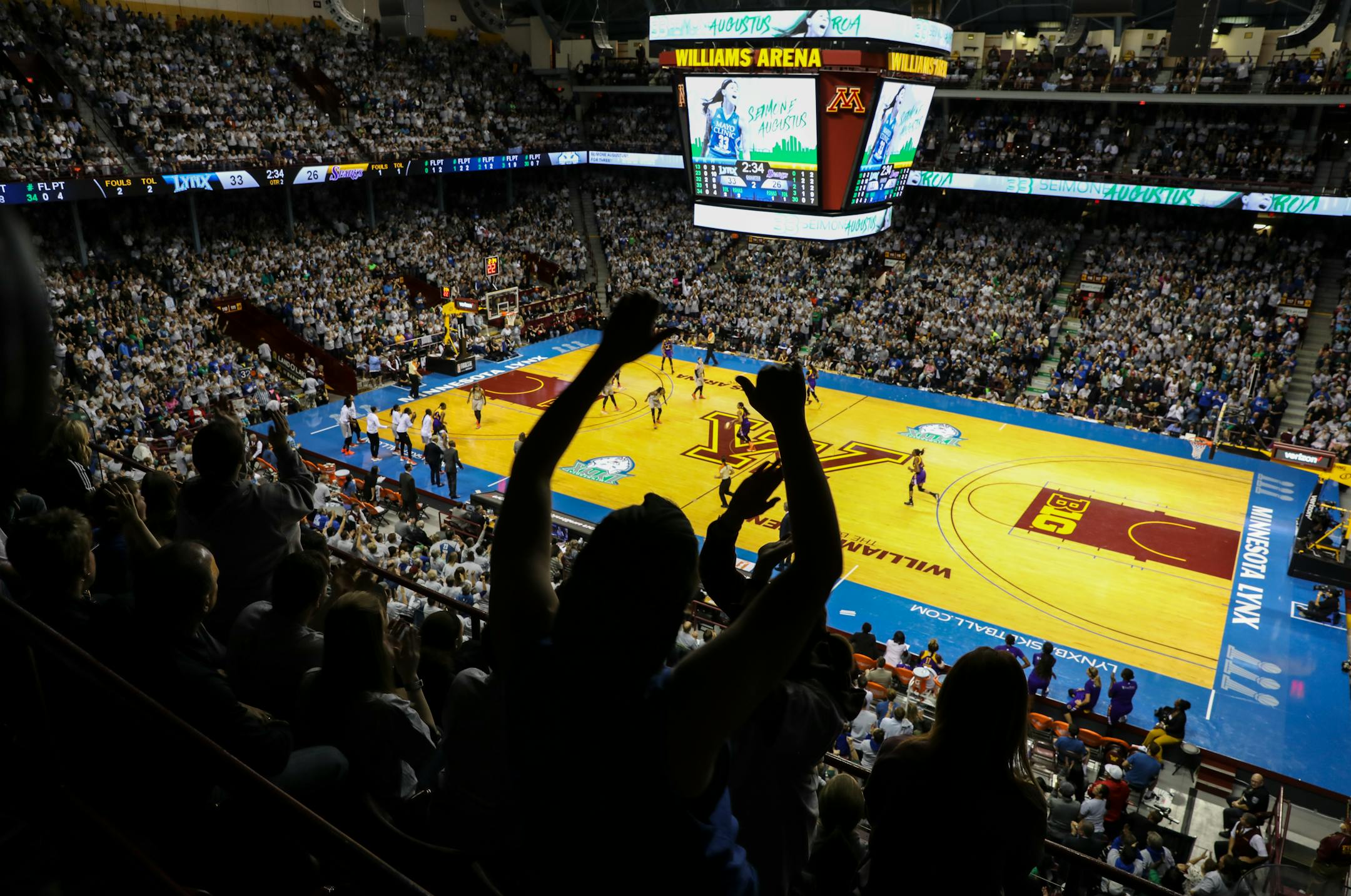 Wednesday's Game 5 of the WNBA Finals doubled the ratings for Game 5 one year ago.